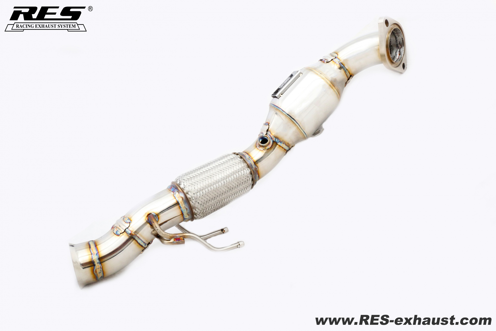 Ford Focus RS MK3 All SS304 / Cat （With Cat） Downpipe