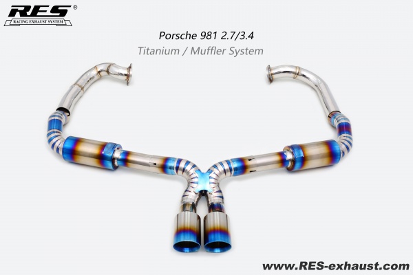 Porsche 981 Titanium / Muffler System