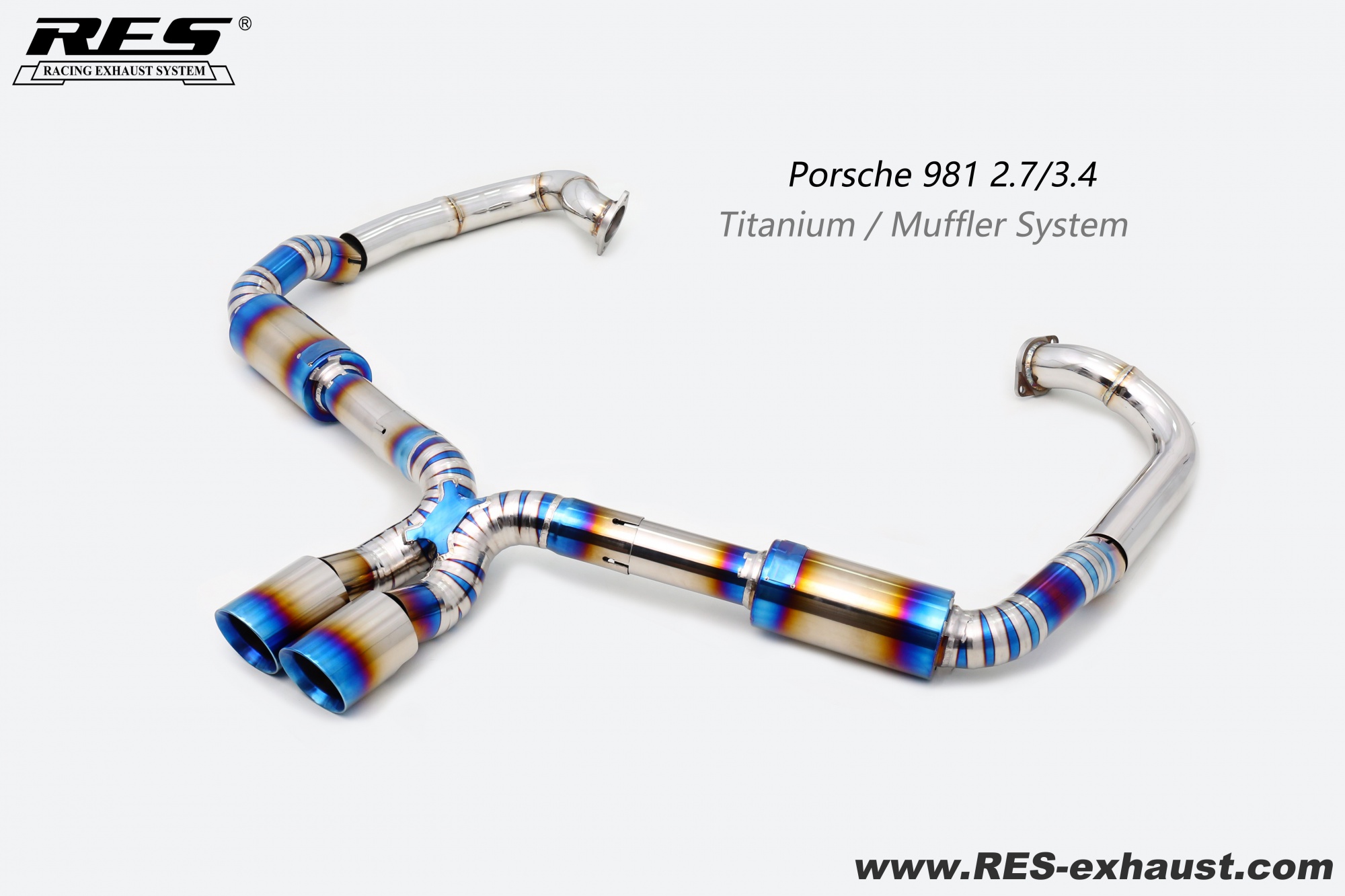 Porsche 981 Titanium / Muffler System