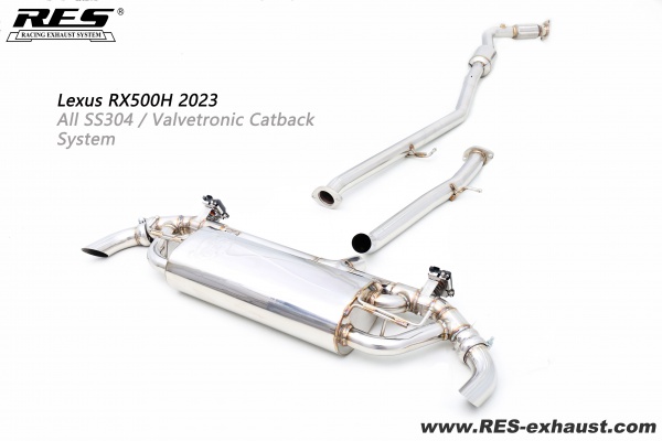 Lexus RX500H All SS304 / Valvetronic Catback System