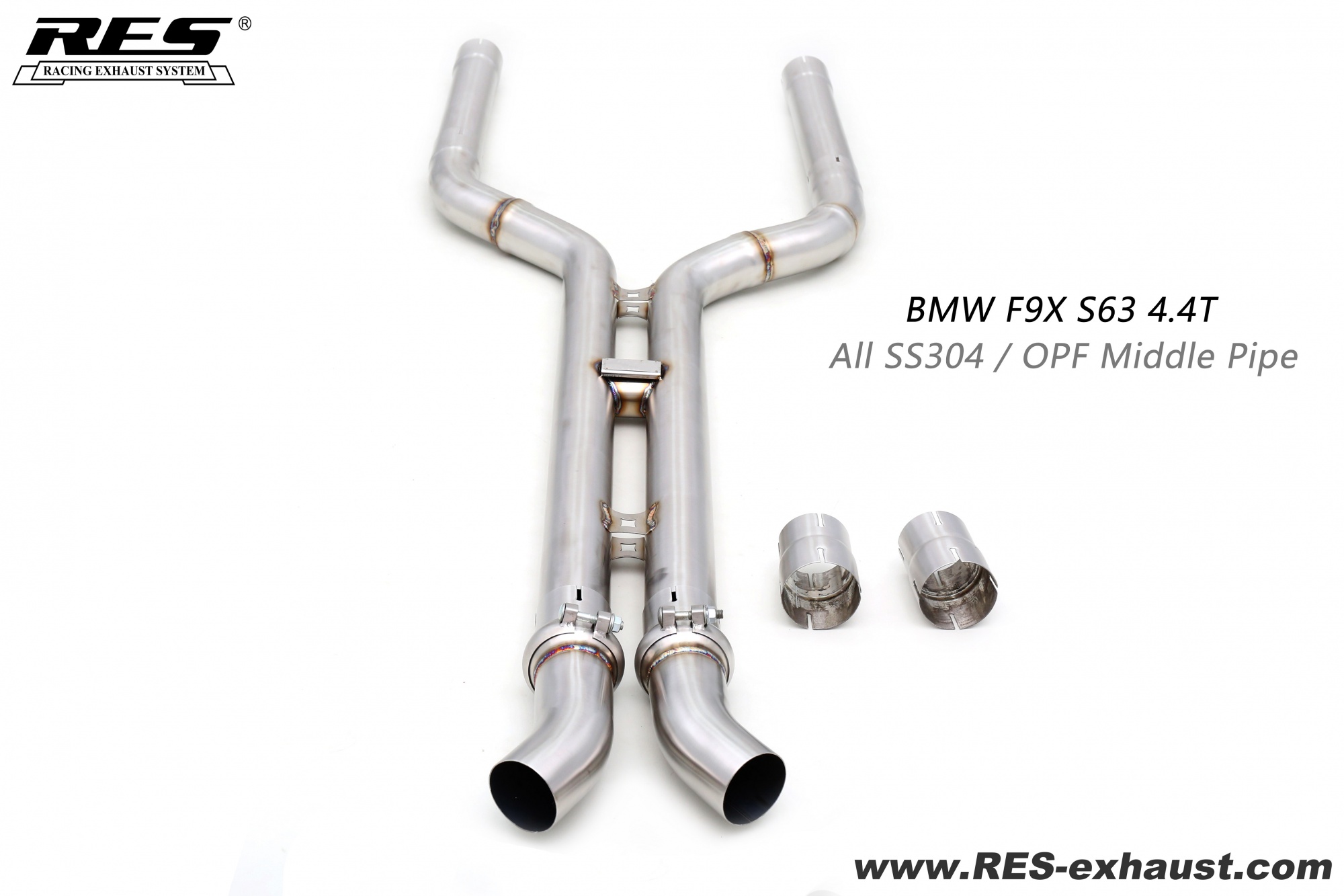  BMW F9X S63  All SS304 / OPF Middle Pipe