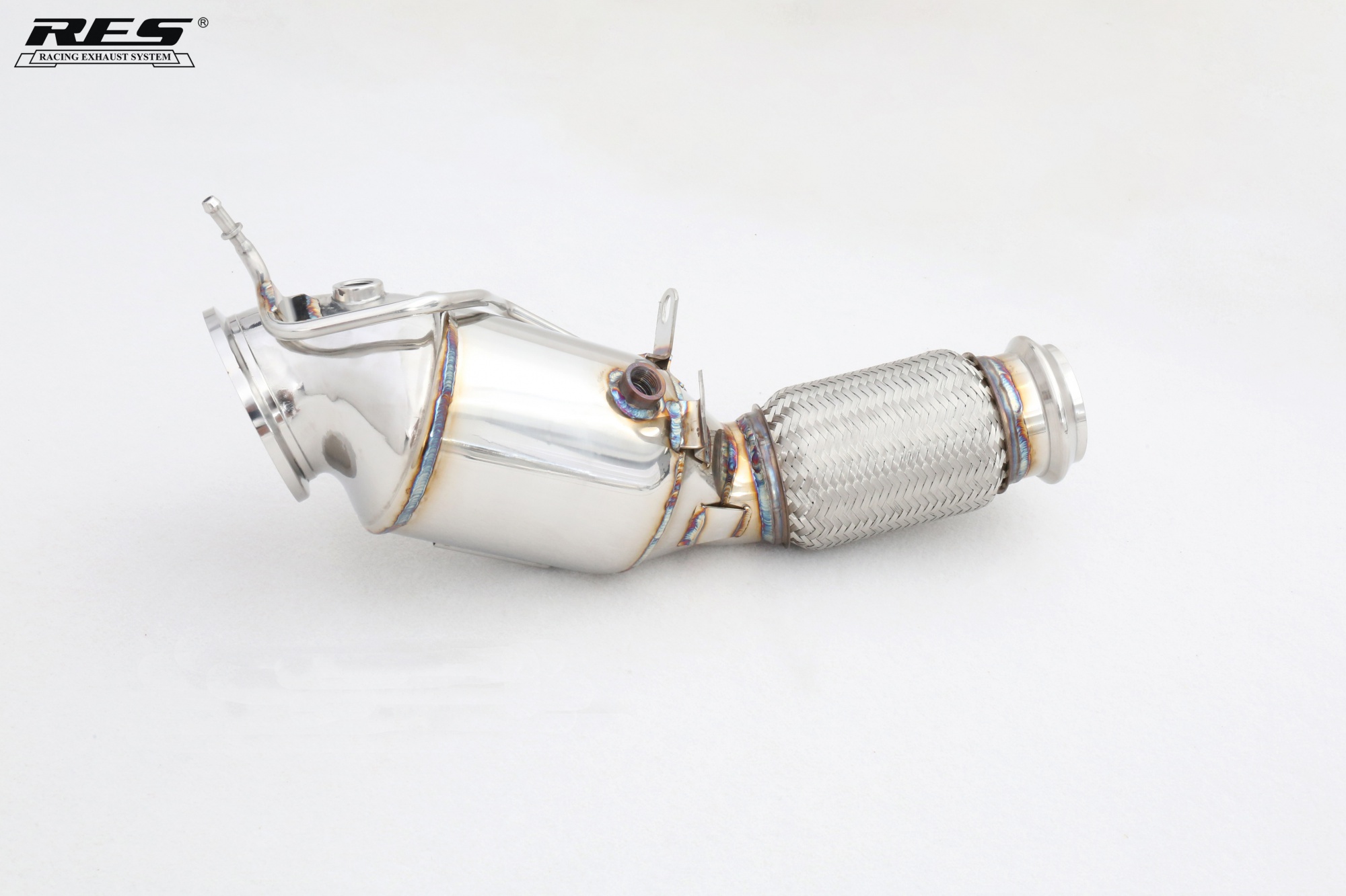 BMW B48 2.0T All SS304 / Decat （Catless） Downpipe
