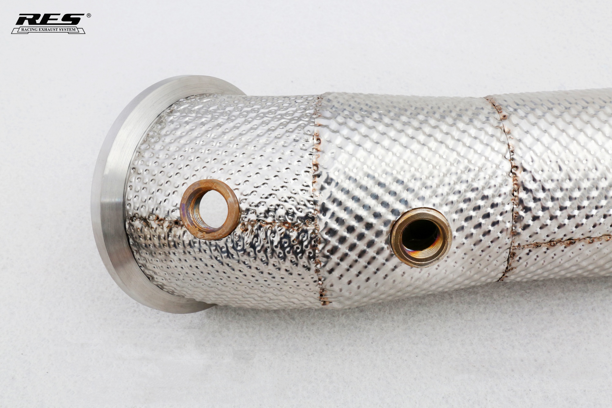 BMW B48 2.0T All SS304 / Catless Downpipe With Heat Shield