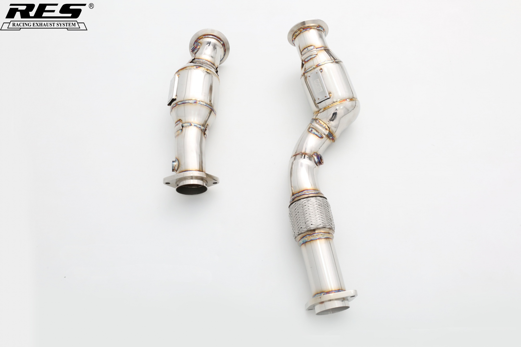 BMW S58 3.0T All SS304 / Cat （With Cat） Downpipe