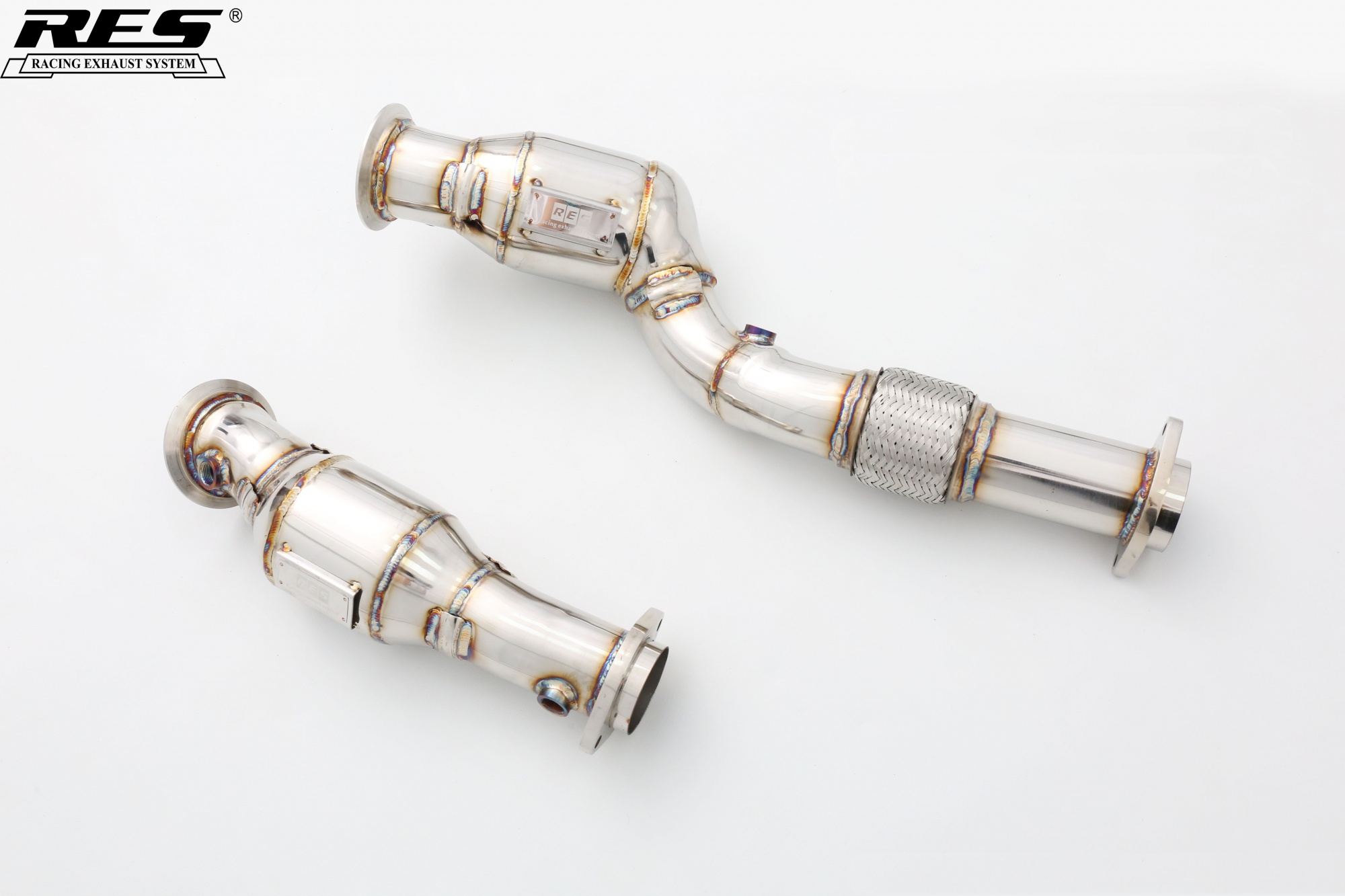 BMW S58 3.0T All SS304 / Cat （With Cat） Downpipe