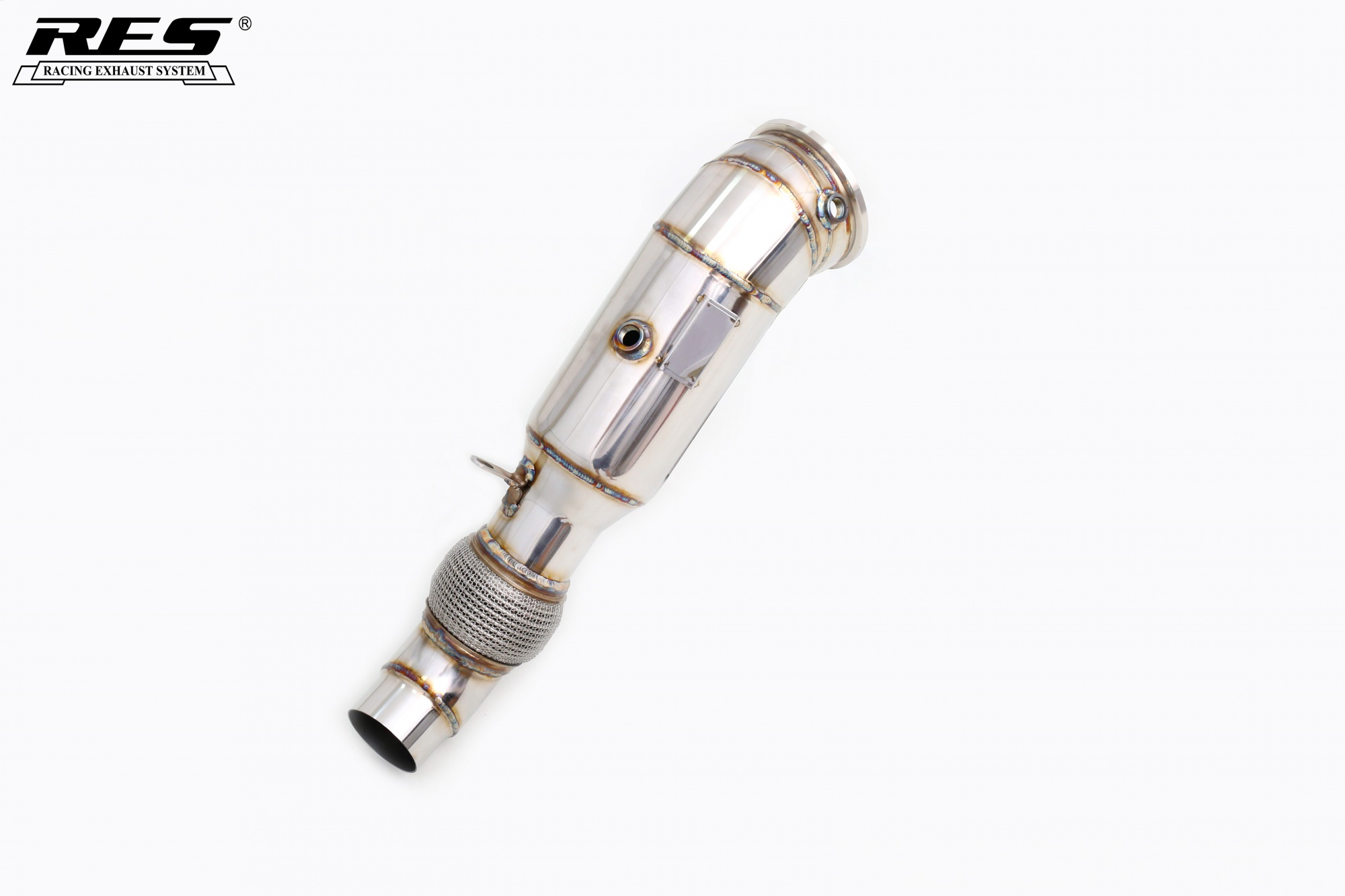 BMW B58 3.0T All SS304 / Cat Downpipe With Heat Shield
