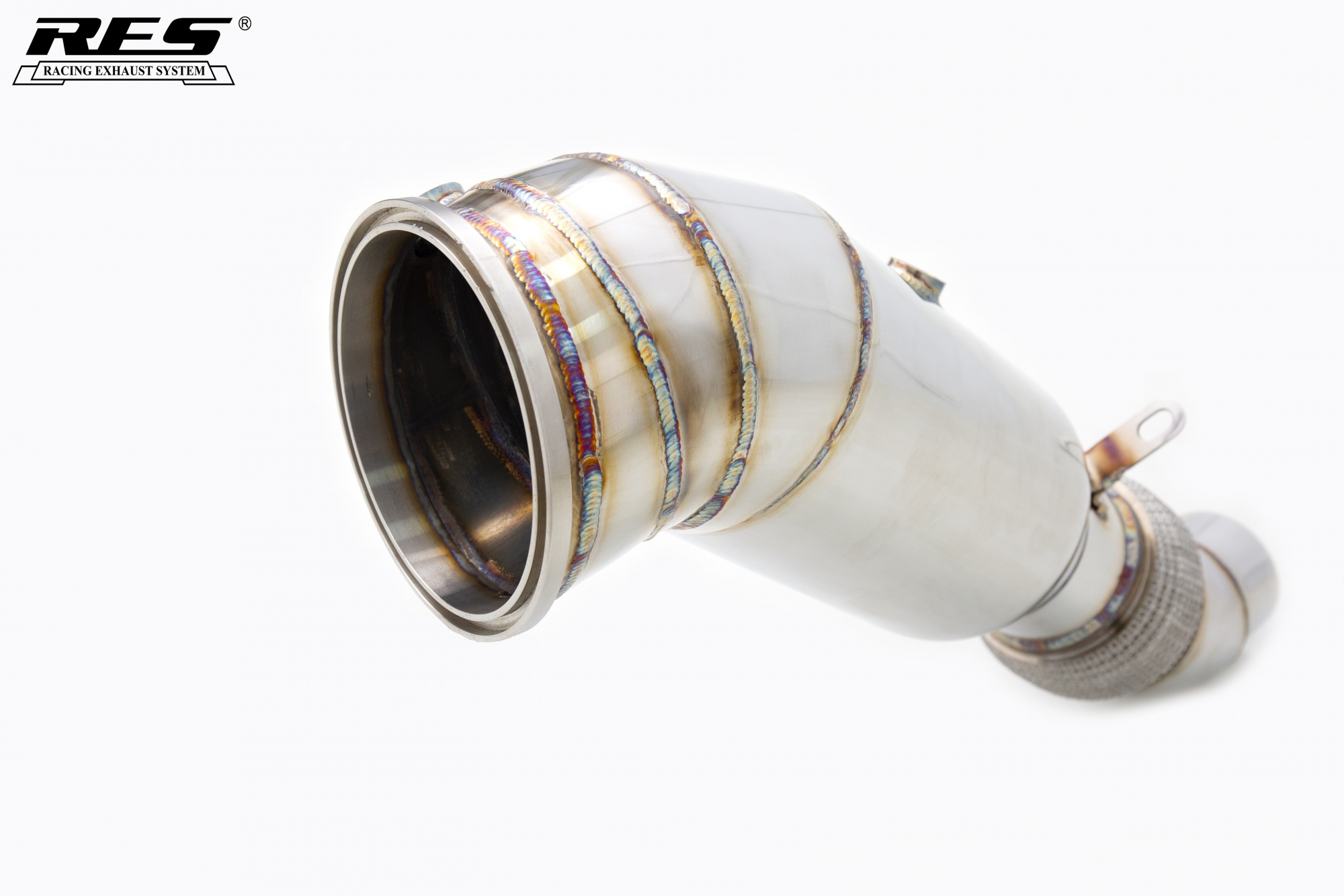 BMW B58 3.0T All SS304 / Cat Downpipe With Heat Shield
