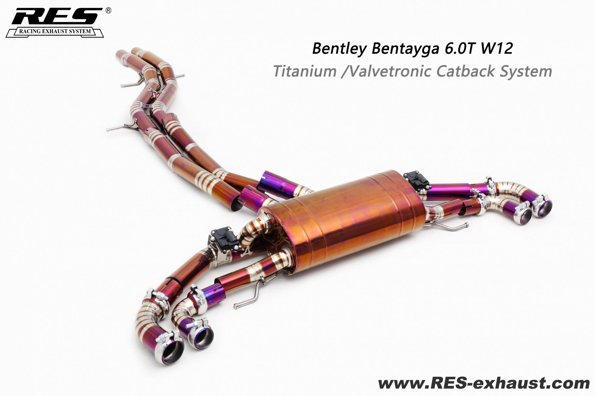 Bentley Bentayga 6.0T W12 Titanium /Valvetronic Catback System