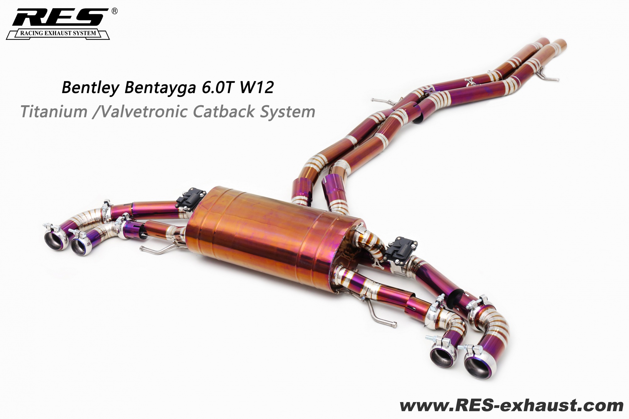 Bentley Bentayga 6.0T W12 Titanium /Valvetronic Catback System