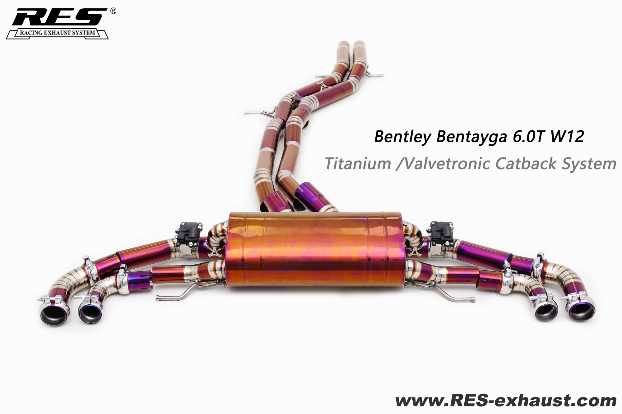 Bentley Bentayga 6.0T W12 Titanium /Valvetronic Catback System