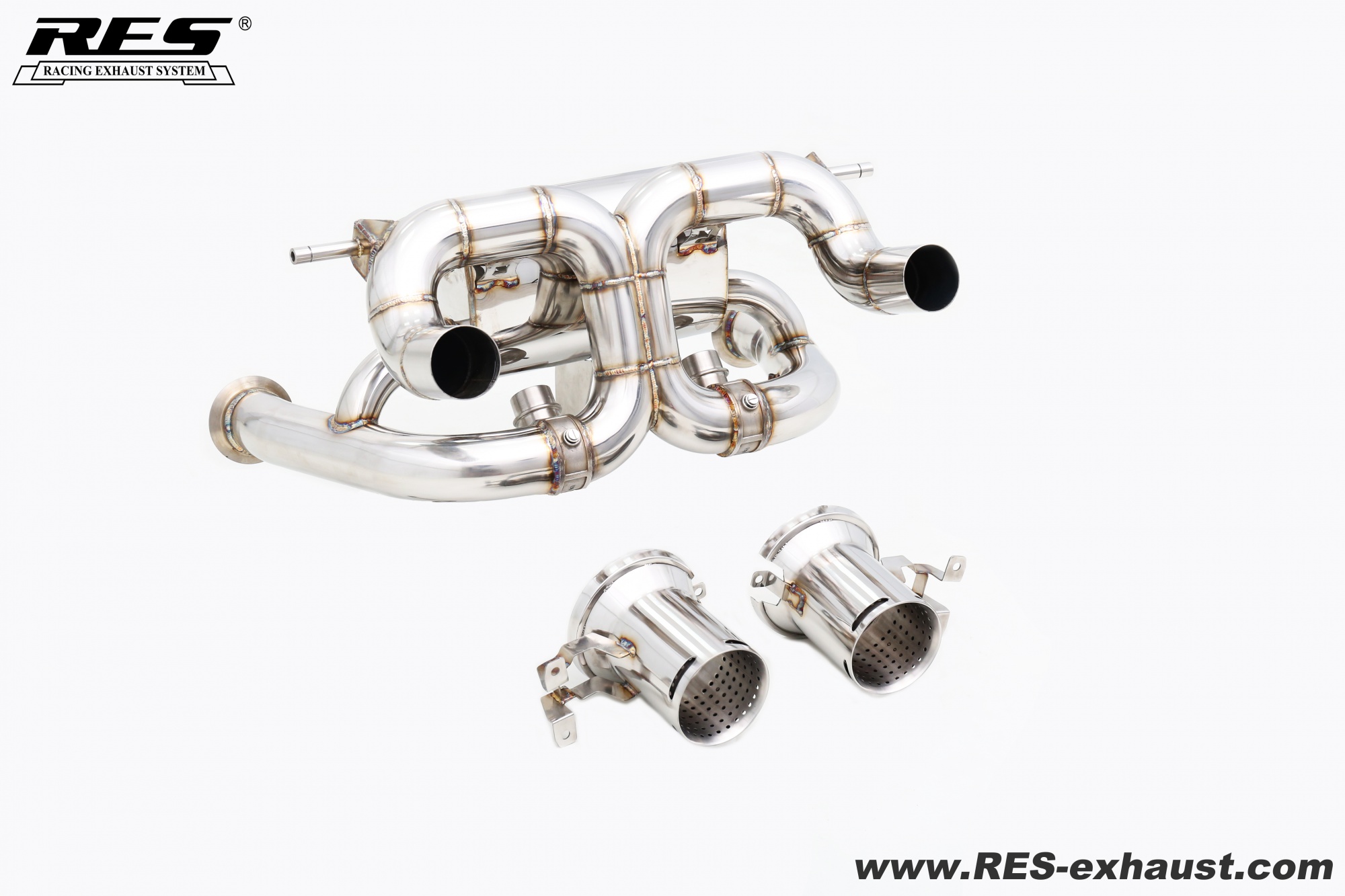 Lamborghini SVJ All SS304 / Valvetronic Muffler System