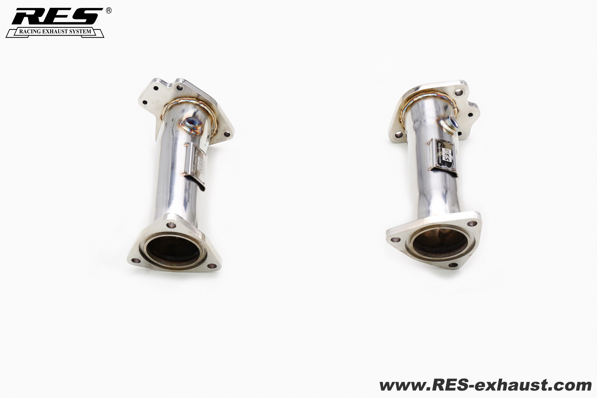 Chevrolet Corvette C8  All SS304 / Decat （Catless） Downpipe