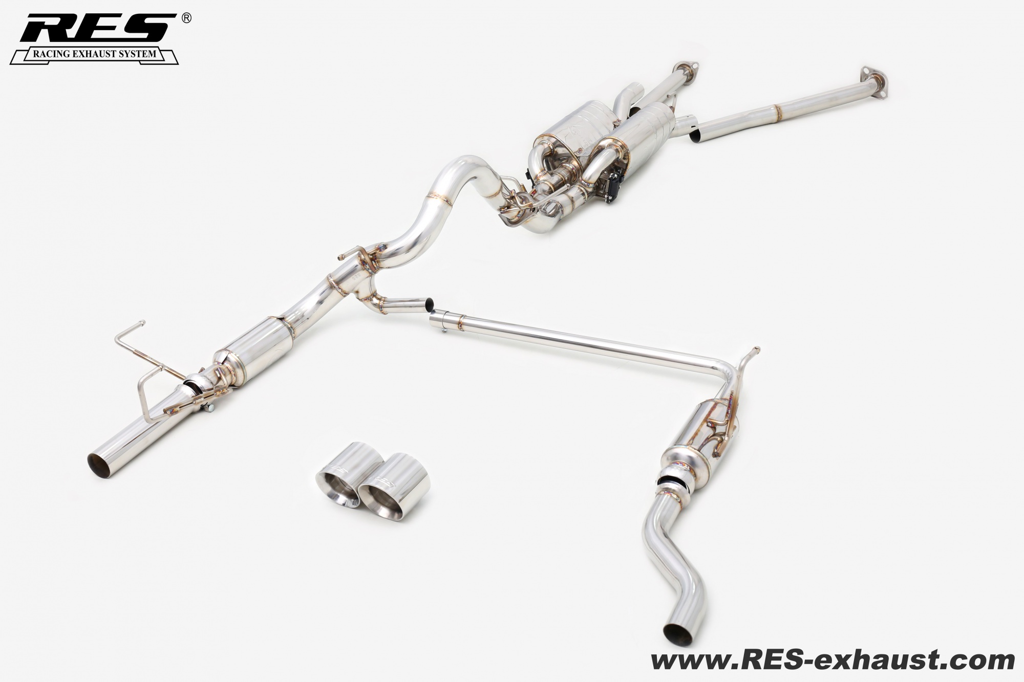 Toyota LC300 3.4 All SS304 / Valvetronic Catback System