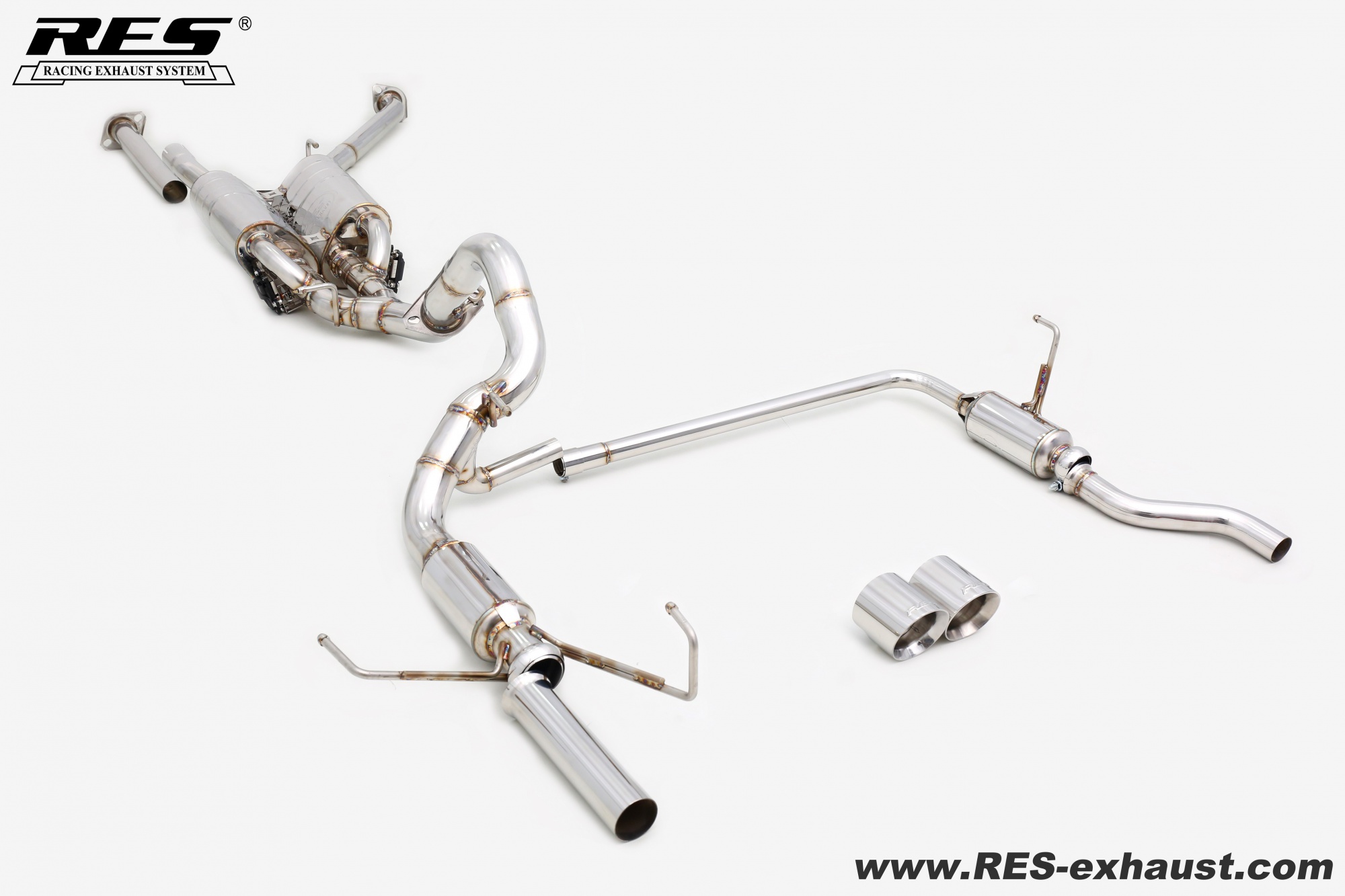 Toyota LC300 3.4 All SS304 / Valvetronic Catback System