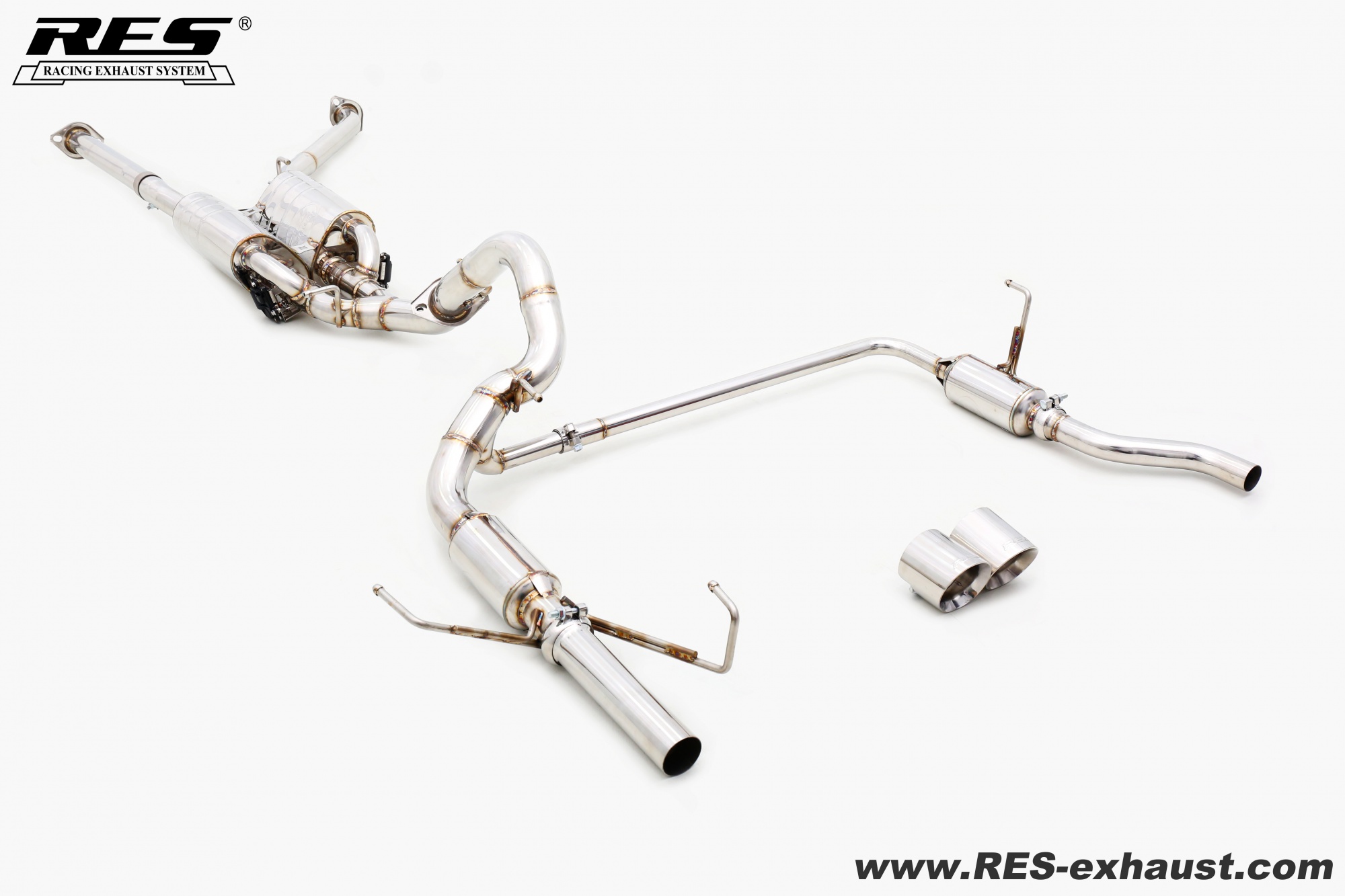 Toyota Land Cruiser LC300 All SS304 / Valvetronic Catback System