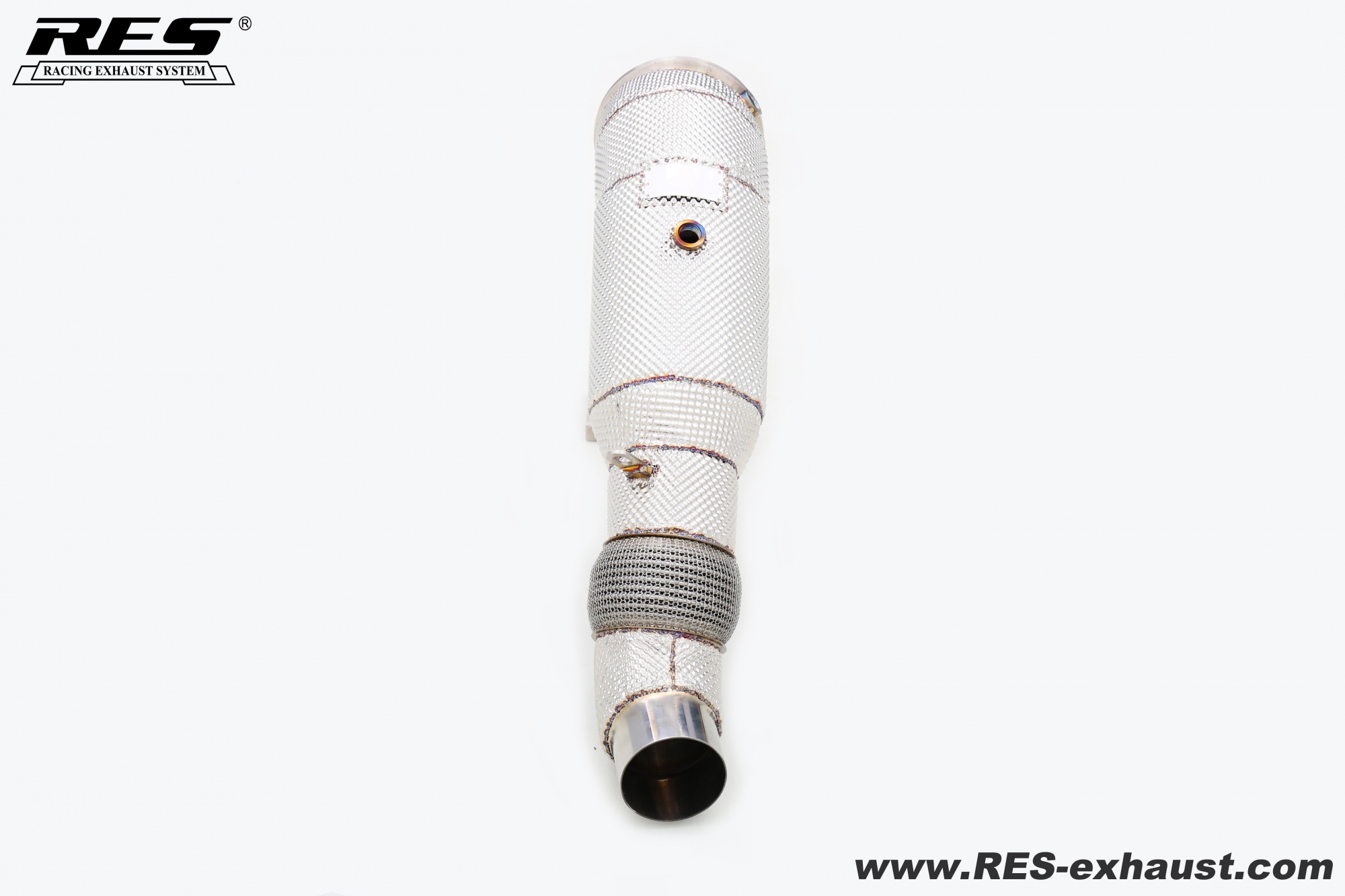 BMW  B58 3.0T 2024+ All SS304 / Cat Downpipe With Heat Shield
