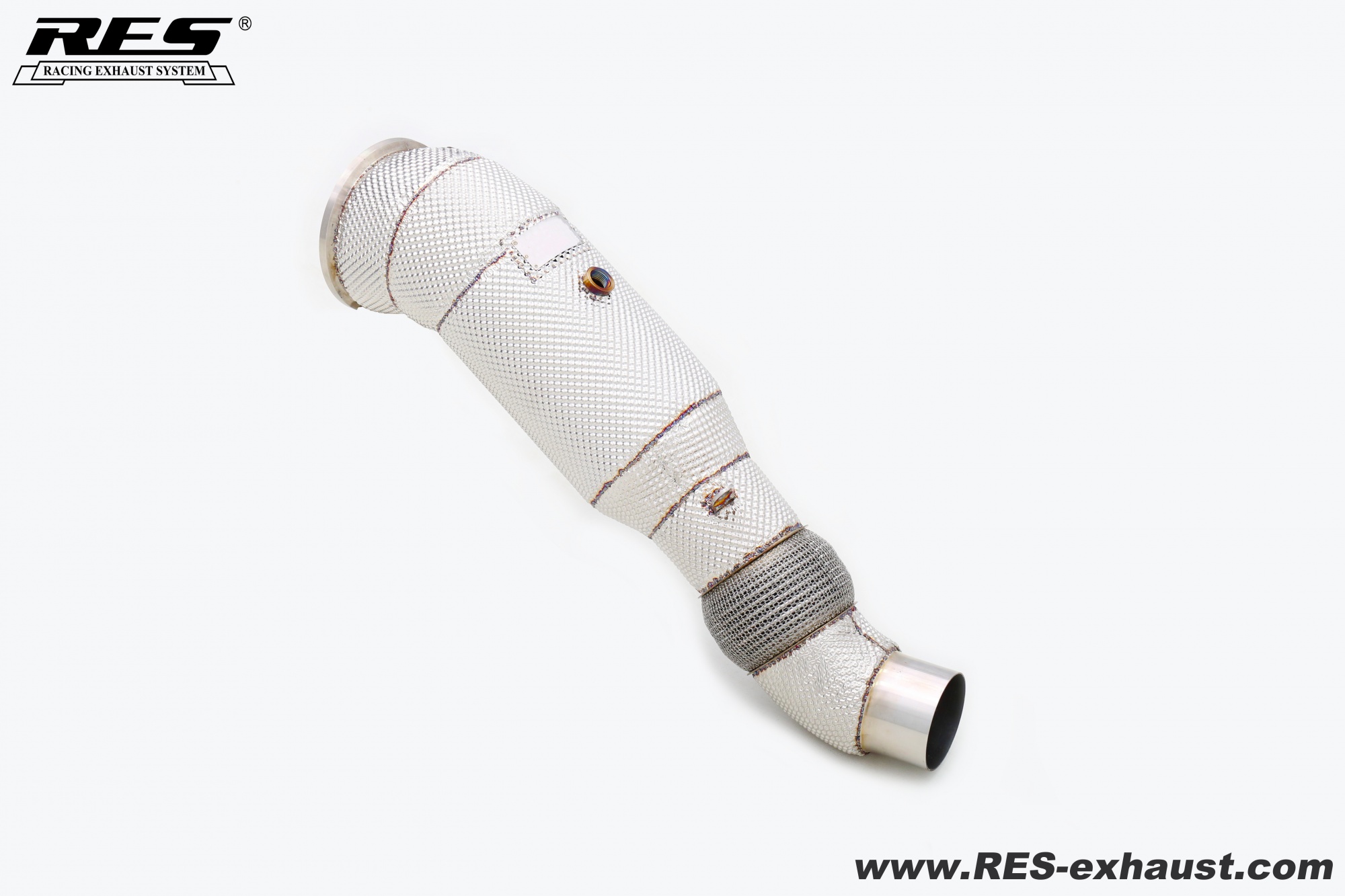 BMW  B58 3.0T 2024+ All SS304 / Cat Downpipe With Heat Shield