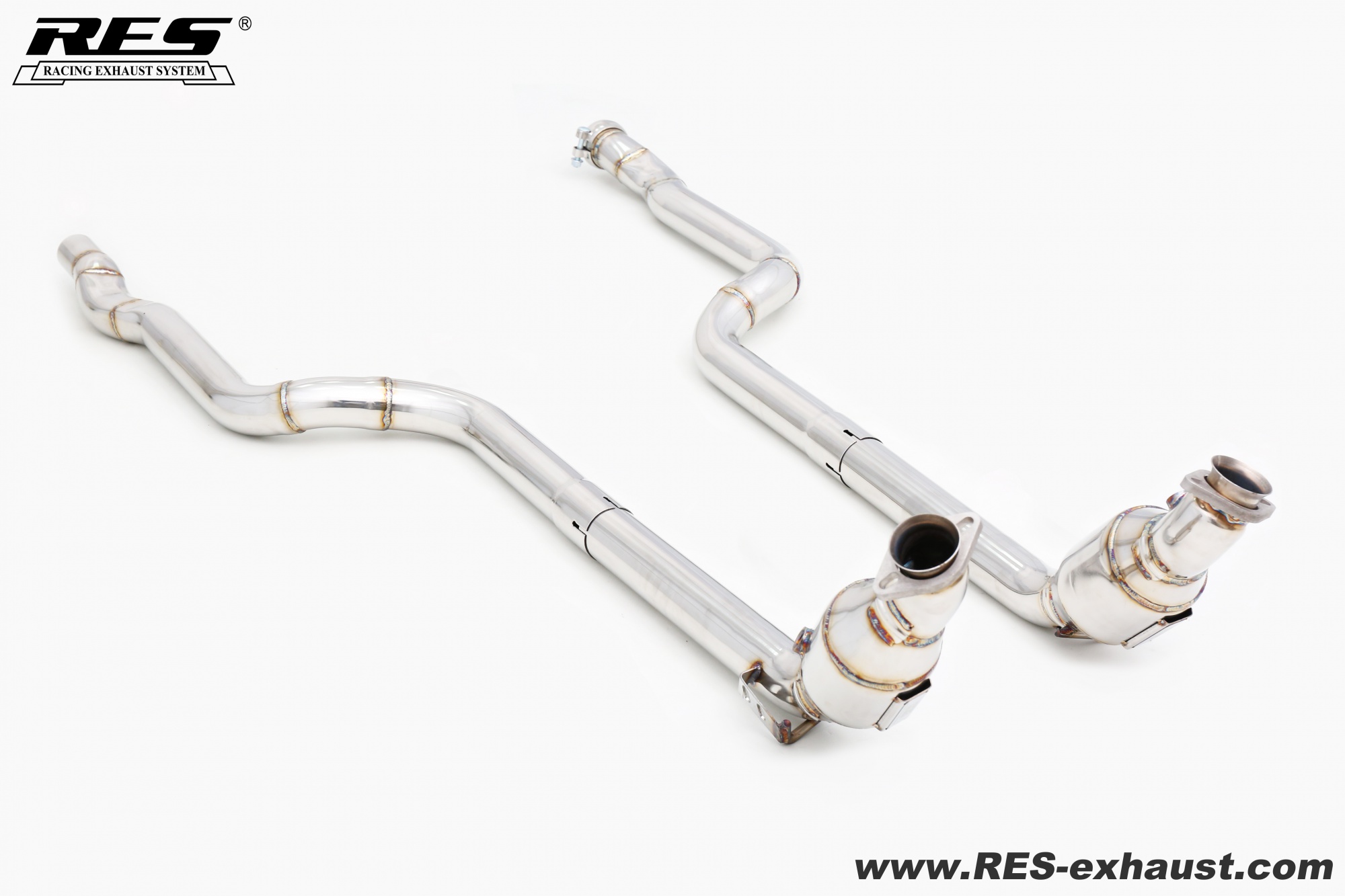 Mercedes Benz GLK300 （272） All SS304 / Cat （With Cat） Downpipe