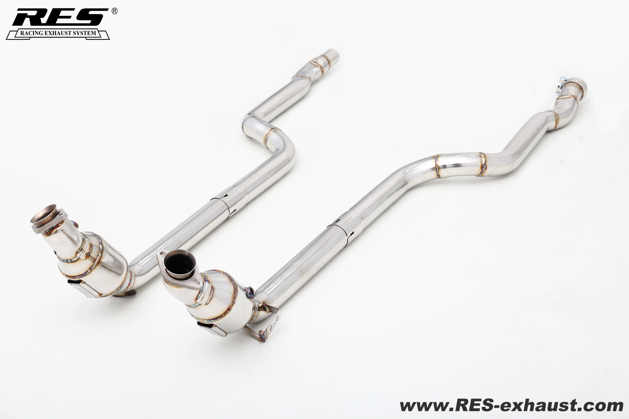 Mercedes Benz GLK300 （272） All SS304 / Cat （With Cat） Downpipe