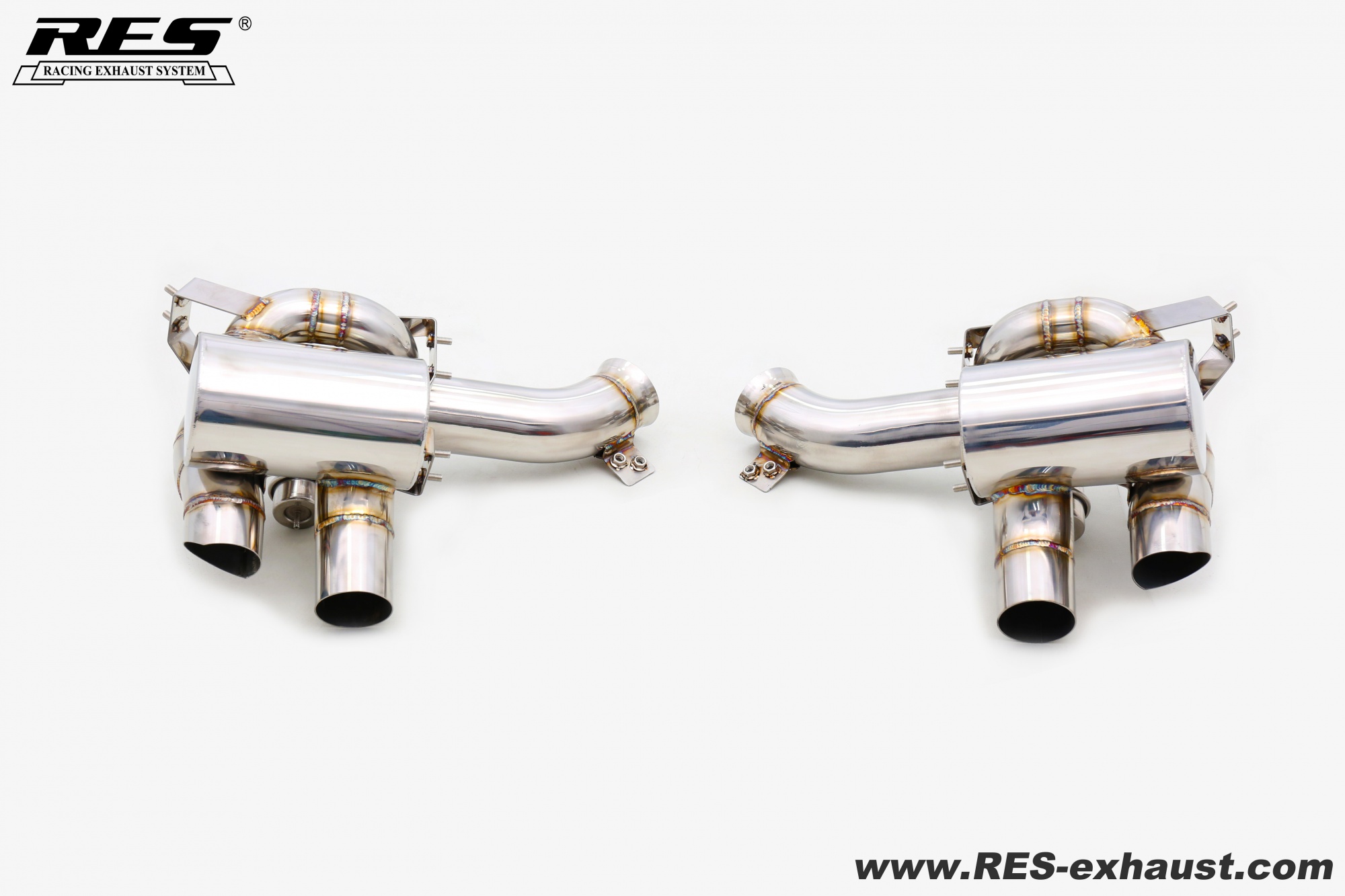 Ferrari F12 6.2L All SS304 / Valvetronic Muffler System