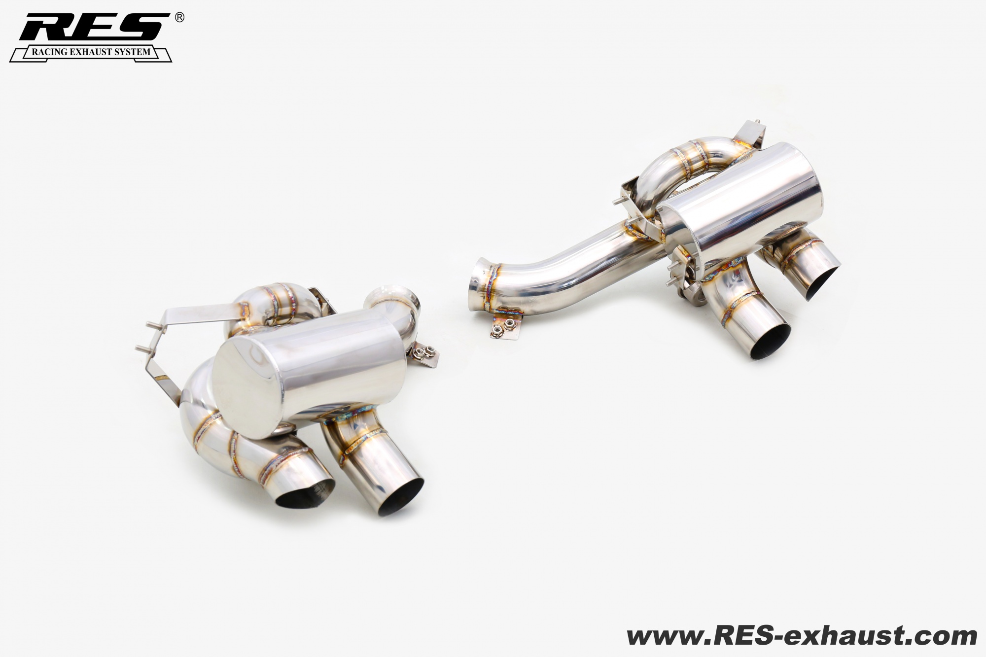 Ferrari F12 6.2L All SS304 / Valvetronic Muffler System
