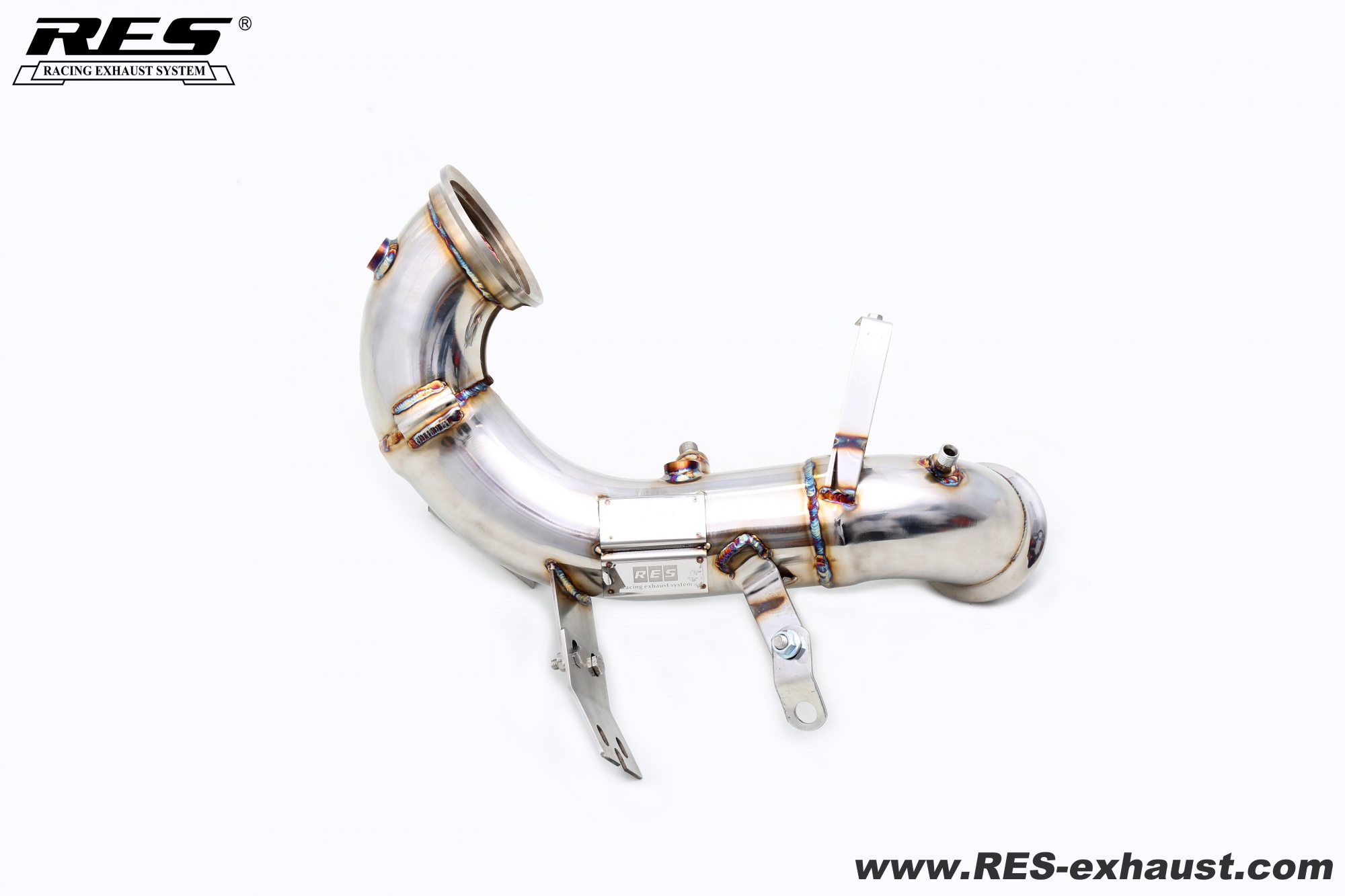 BENZ  AMG A45/A45S CLA45/CLA45S /GLA45 M139 All SS304 / Decat （Catless） Downpipe