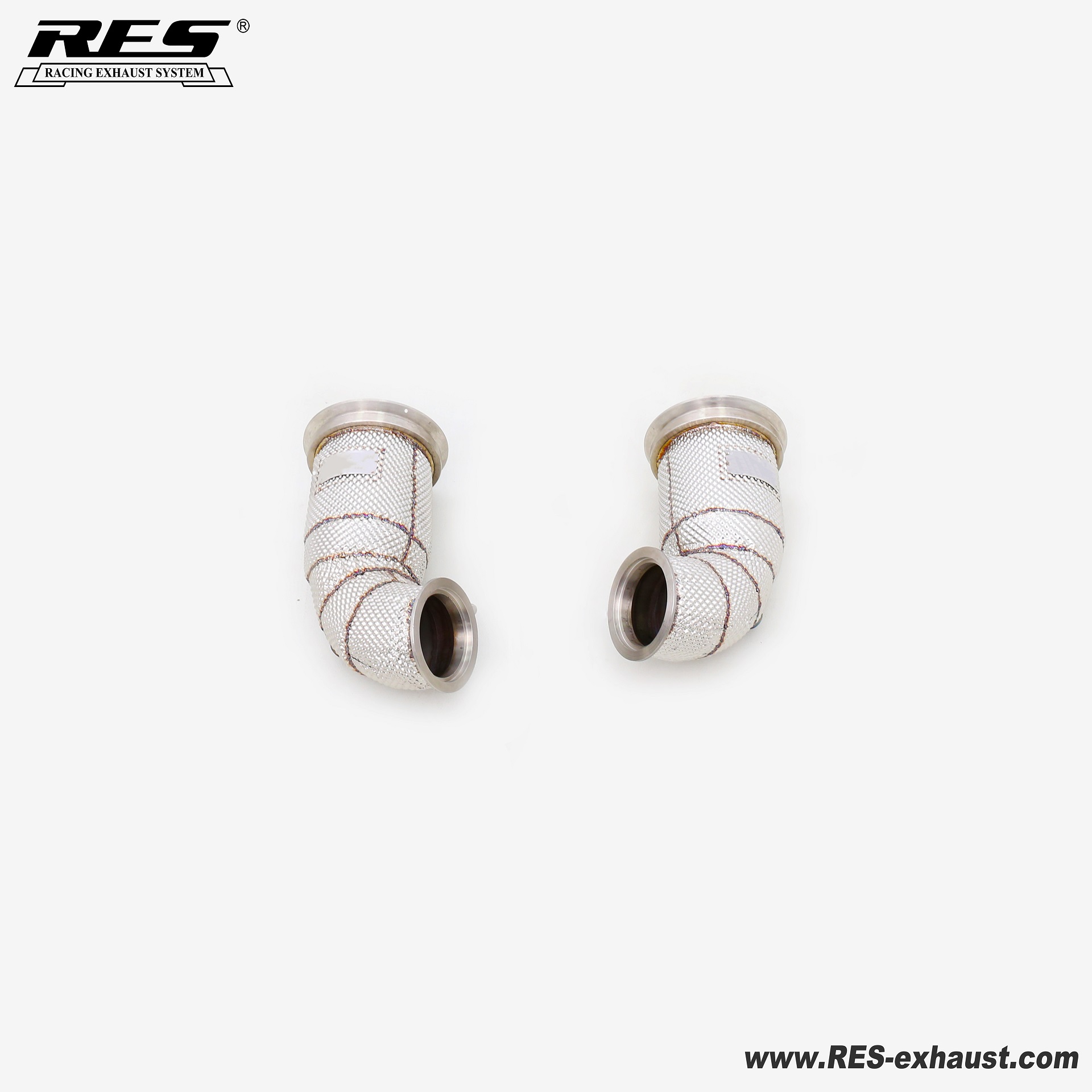 Porsche Panamera  971 4.0T   All SS304 / Cat Downpipe With Heat Shield 
