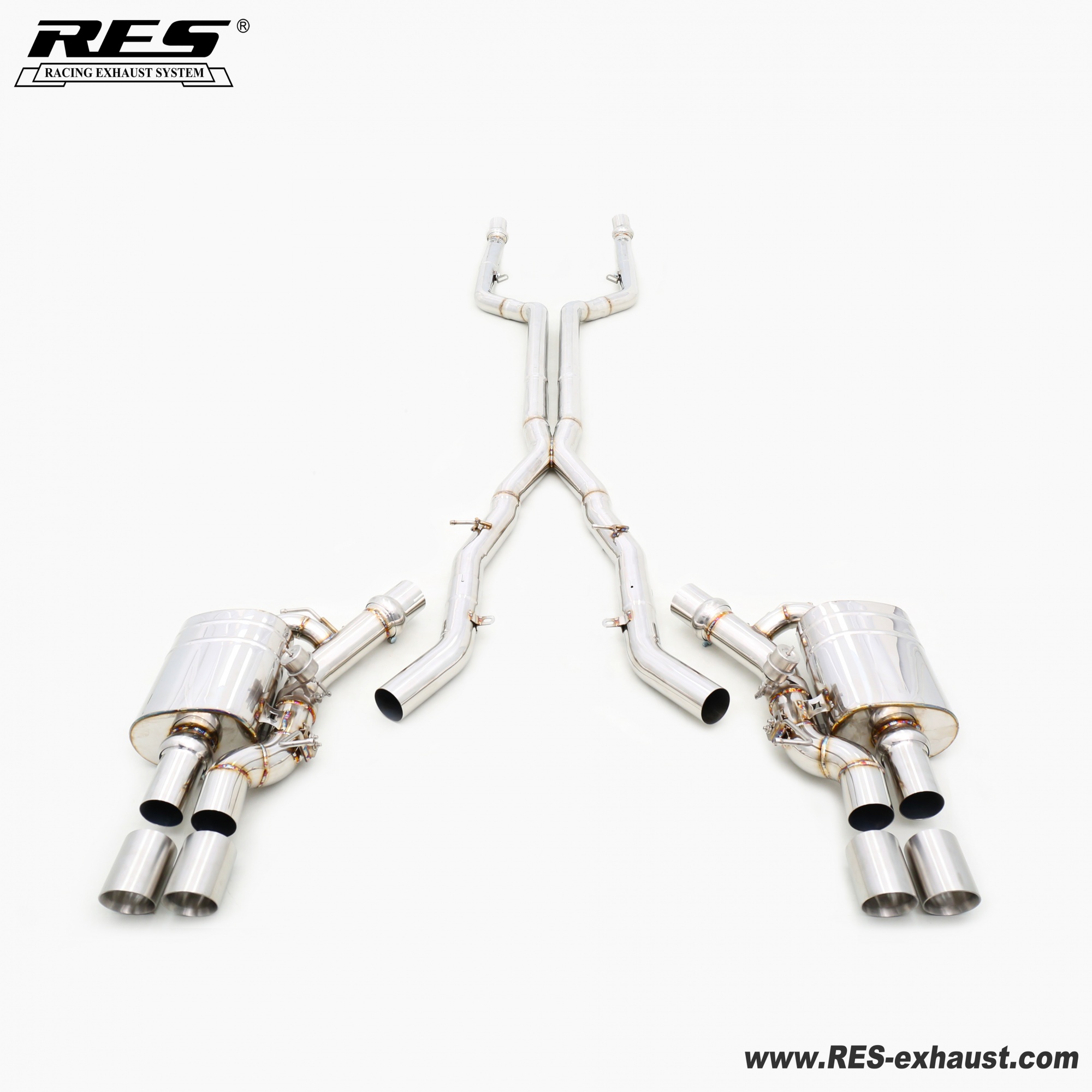BMW  650i 4.0T/4.4T F06/F12/F13  All SS304 / Valvetronic Catback System