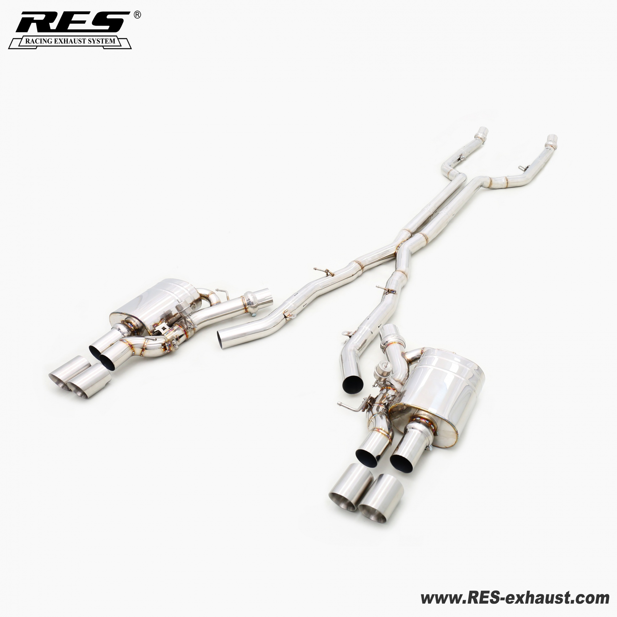 BMW  650i 4.0T/4.4T F06/F12/F13  All SS304 / Valvetronic Catback System