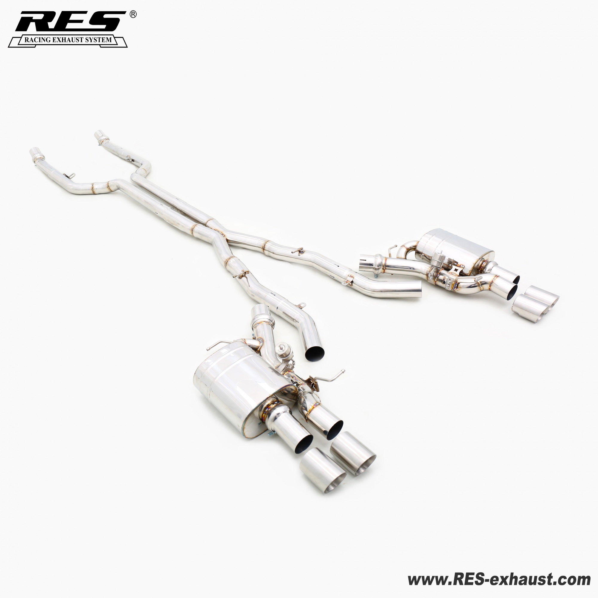 BMW  650i 4.0T/4.4T F06/F12/F13  All SS304 / Valvetronic Catback System