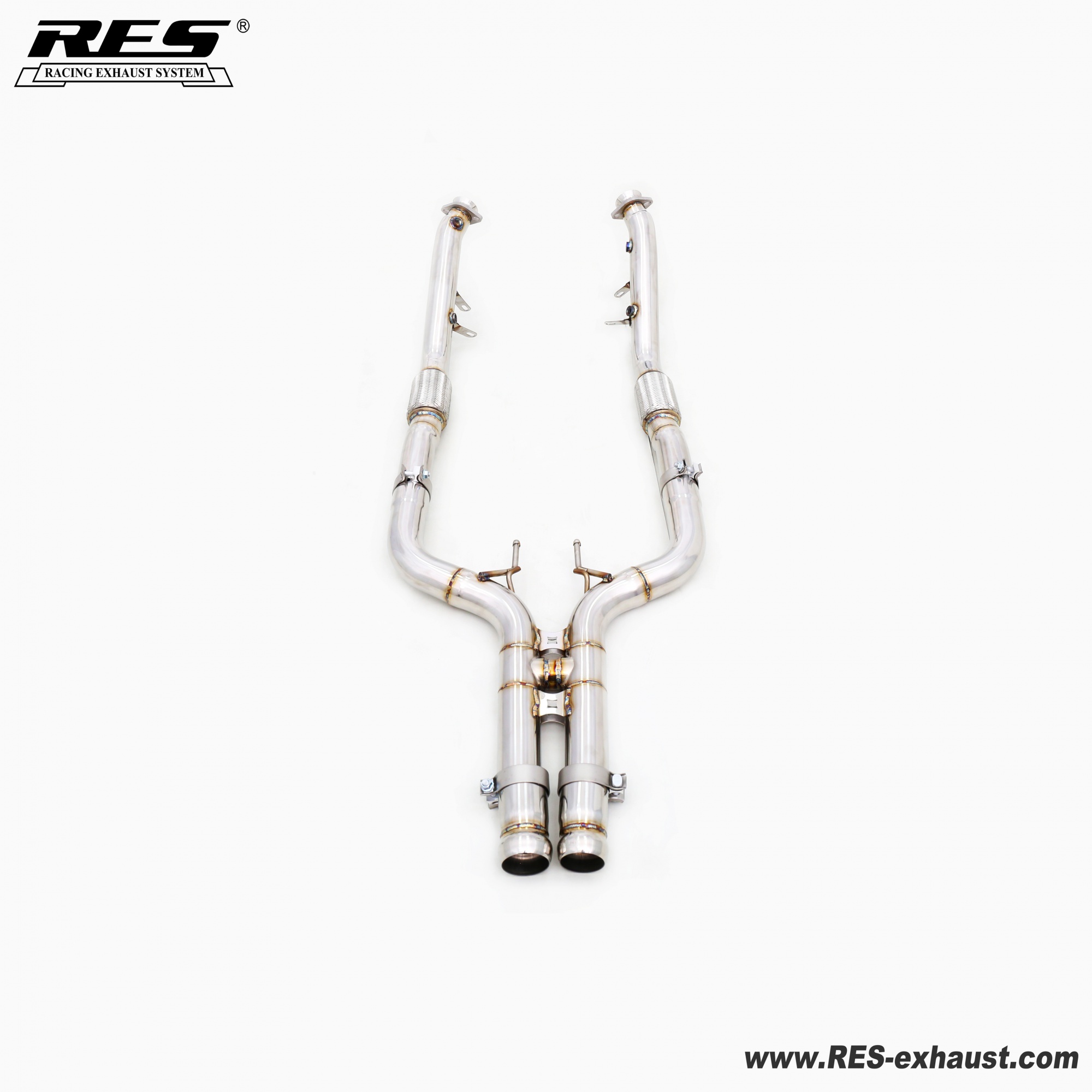 BENZ  S500/S63 5.5T W222  All SS304 / Decat （Catless） Downpipe