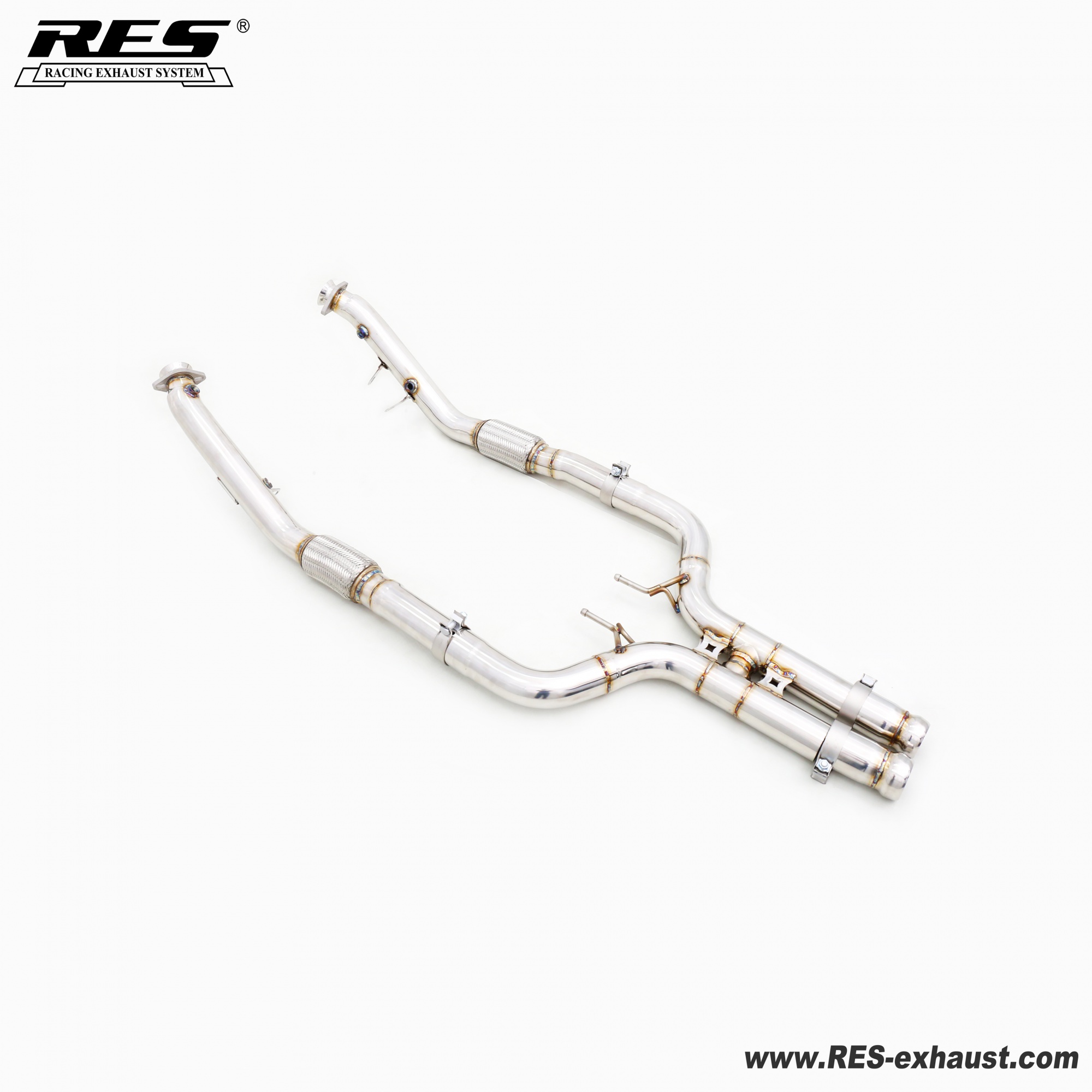 BENZ  S500/S63 5.5T W222  All SS304 / Decat （Catless） Downpipe