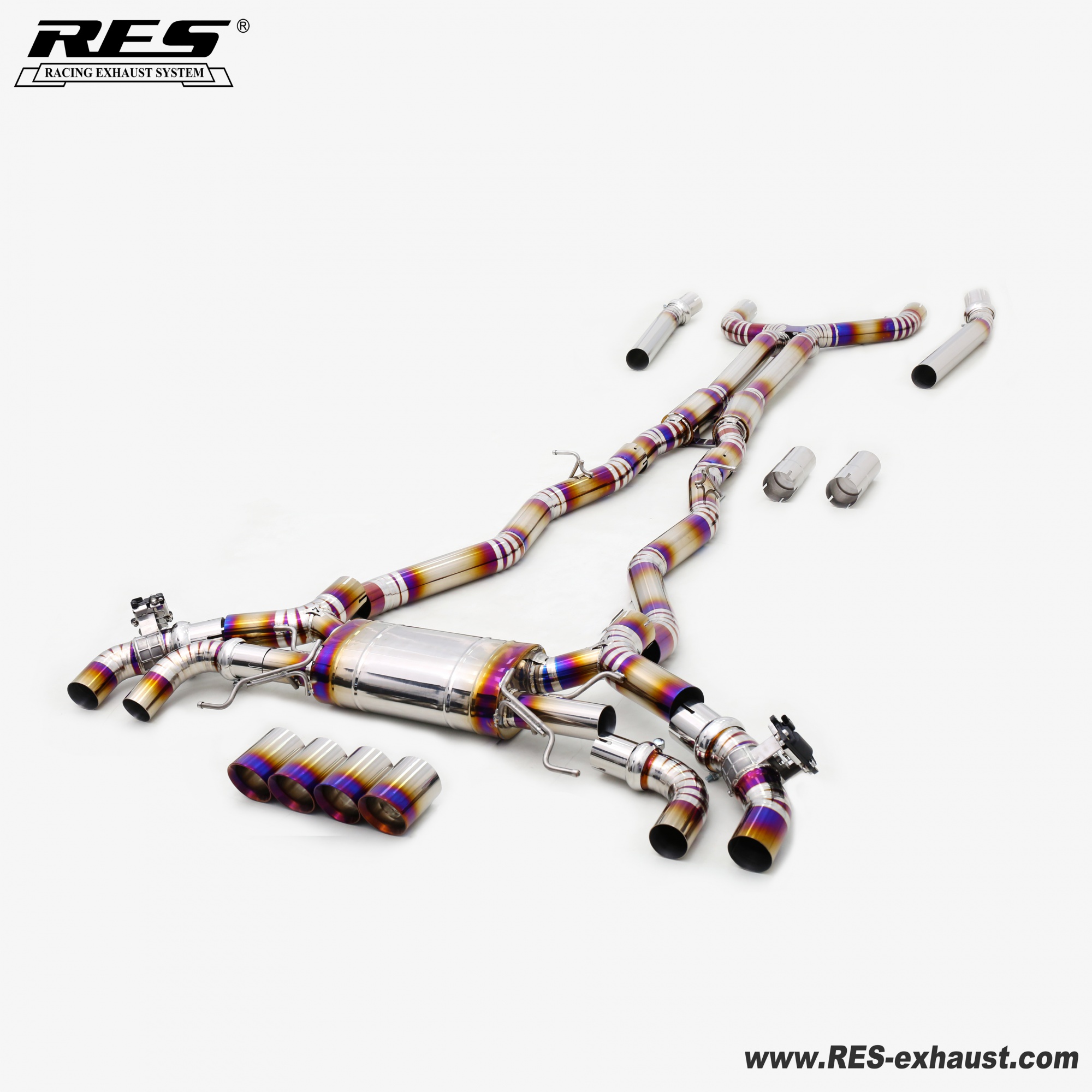 BMW M8/M850i 4.4T Titanium /Valvetronic Catback System