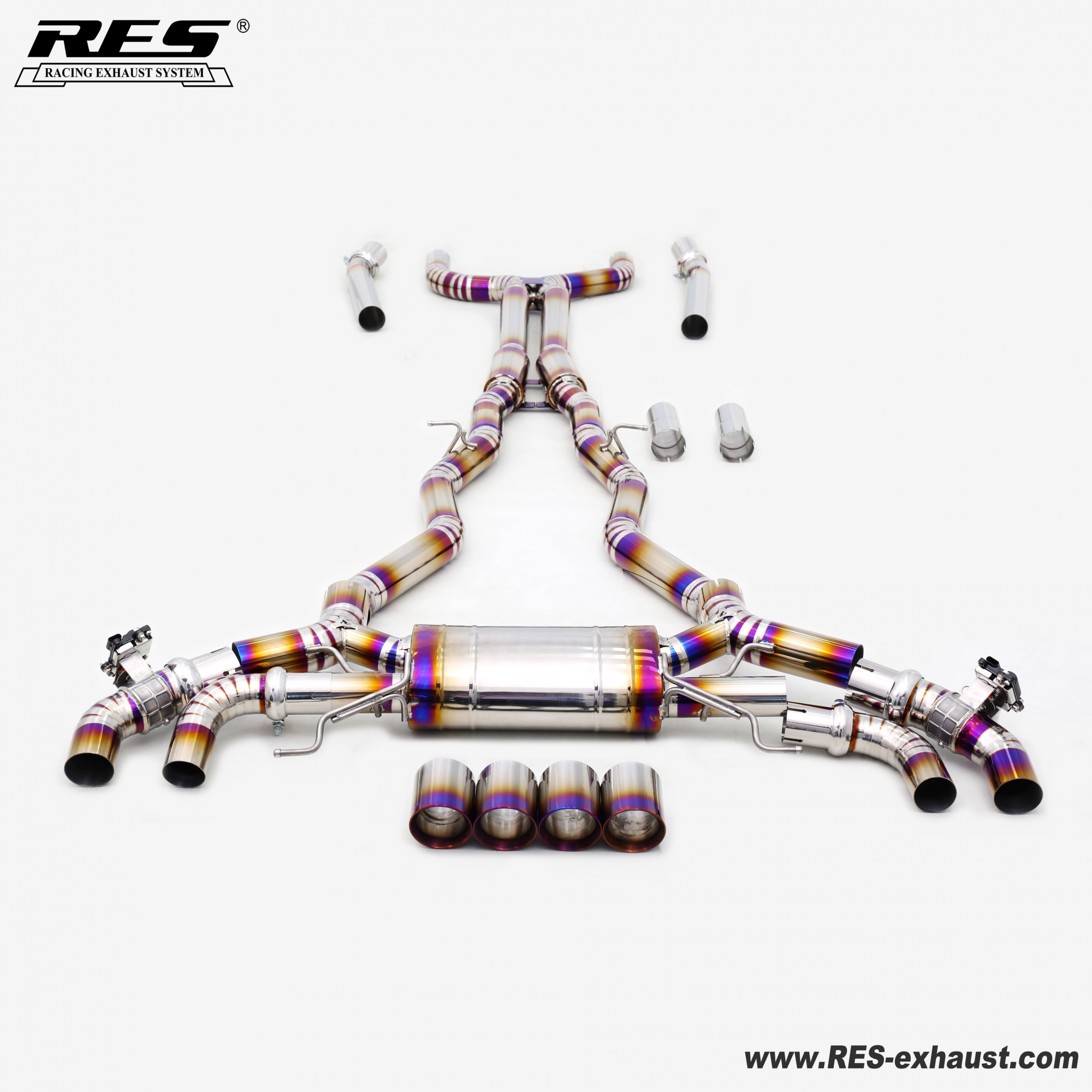 BMW M8/M850i 4.4T Titanium /Valvetronic Catback System
