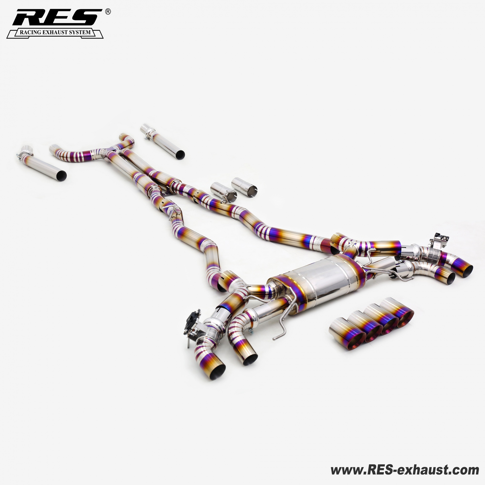 BMW M8/M850i 4.4T Titanium /Valvetronic Catback System