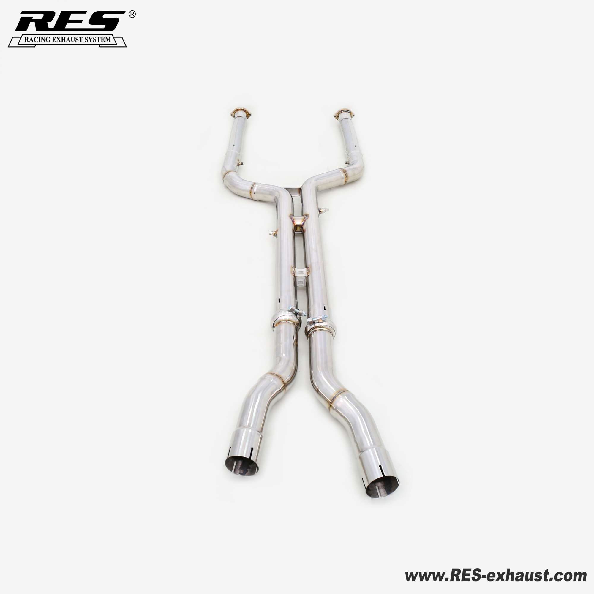 BMW X5M/X6M F95/F96 S68 All SS304 / Middle Pipe