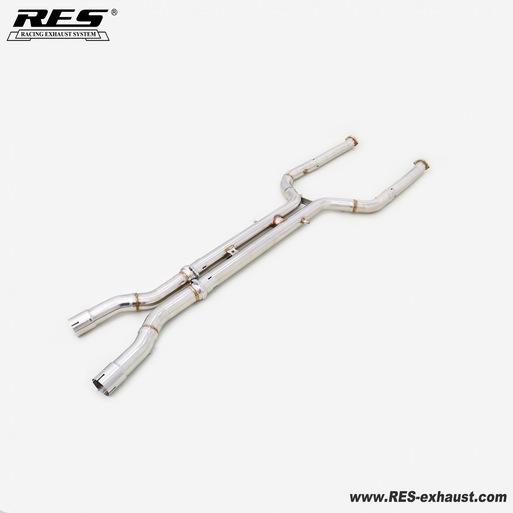 BMW X5M/X6M F95/F96 S68 All SS304 / Middle Pipe