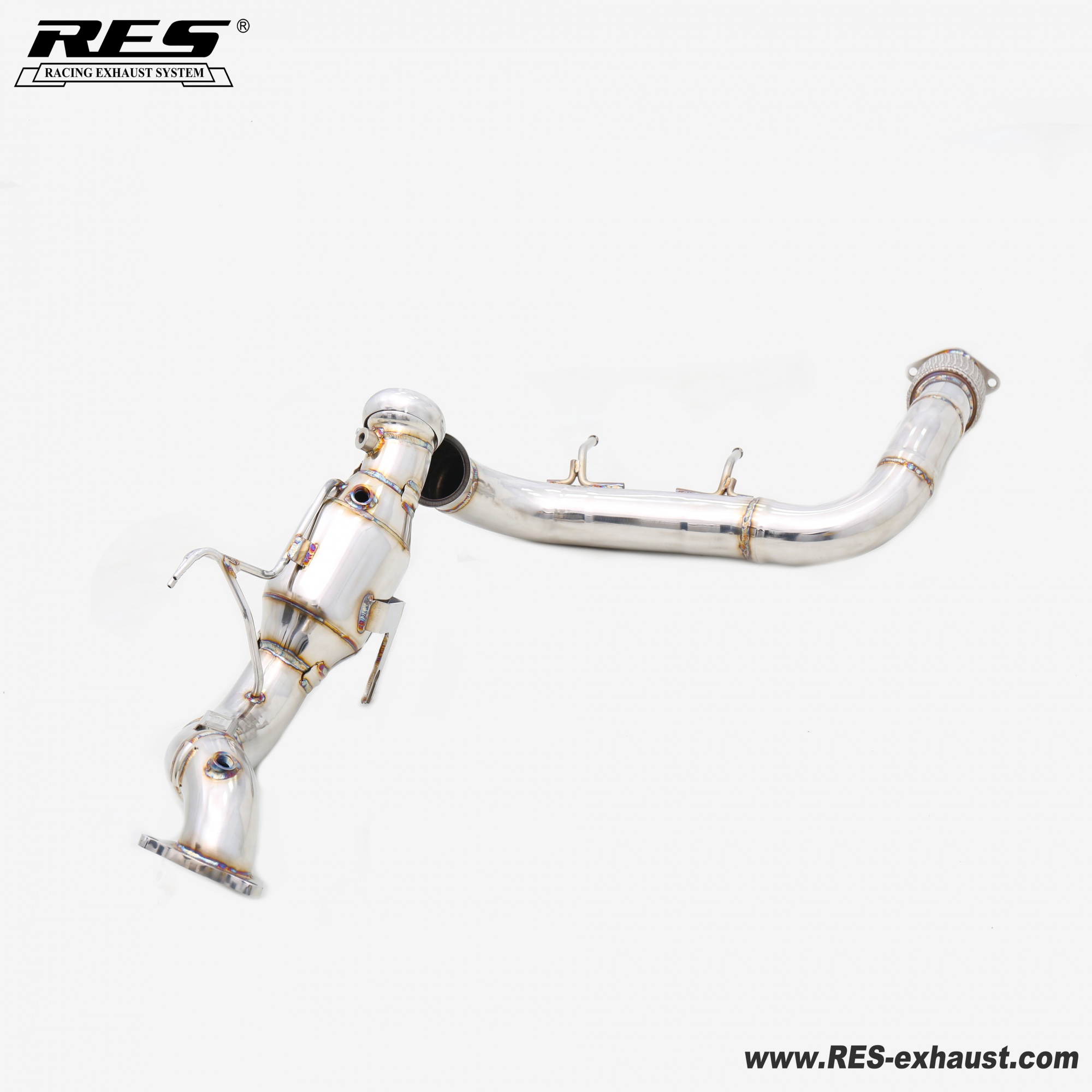 Ford Bronco 2.3T All SS304 / Cat （With Cat） Downpipe