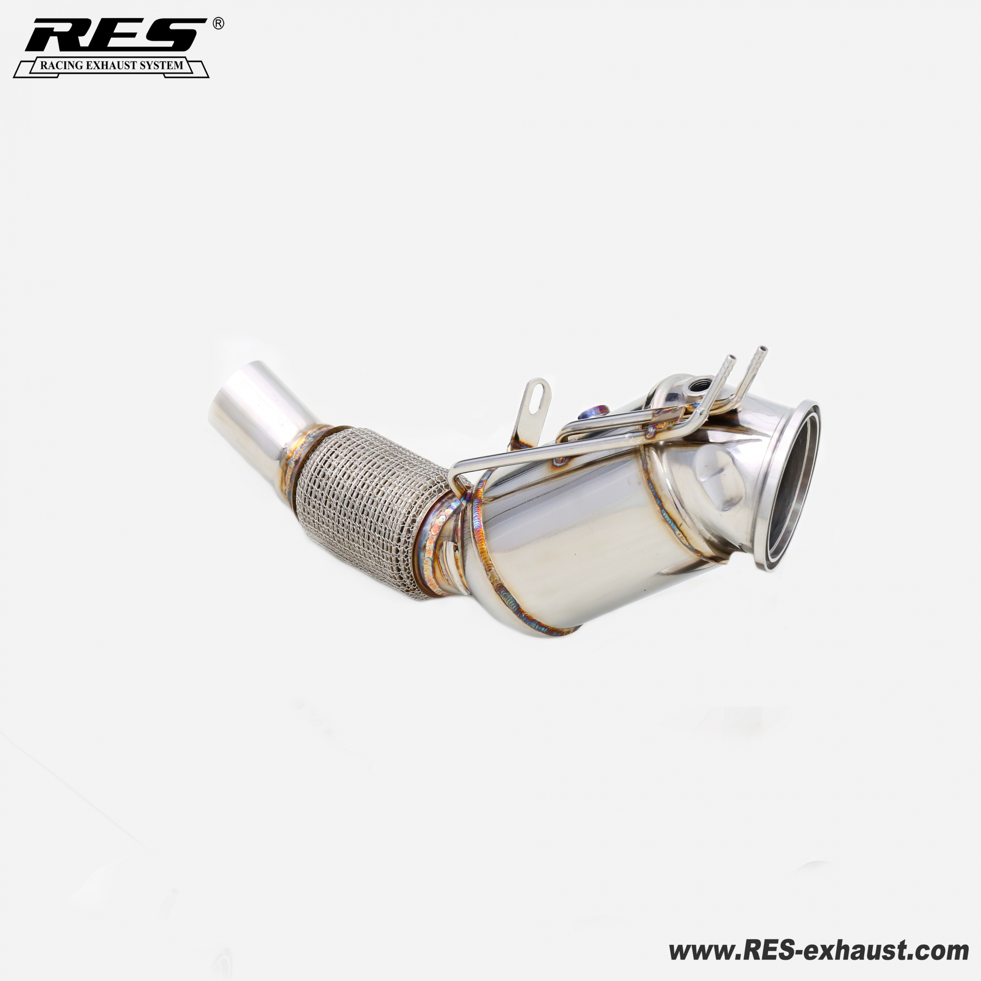 BMW B48 2.0T All SS304 / Cat （With Cat） Downpipe