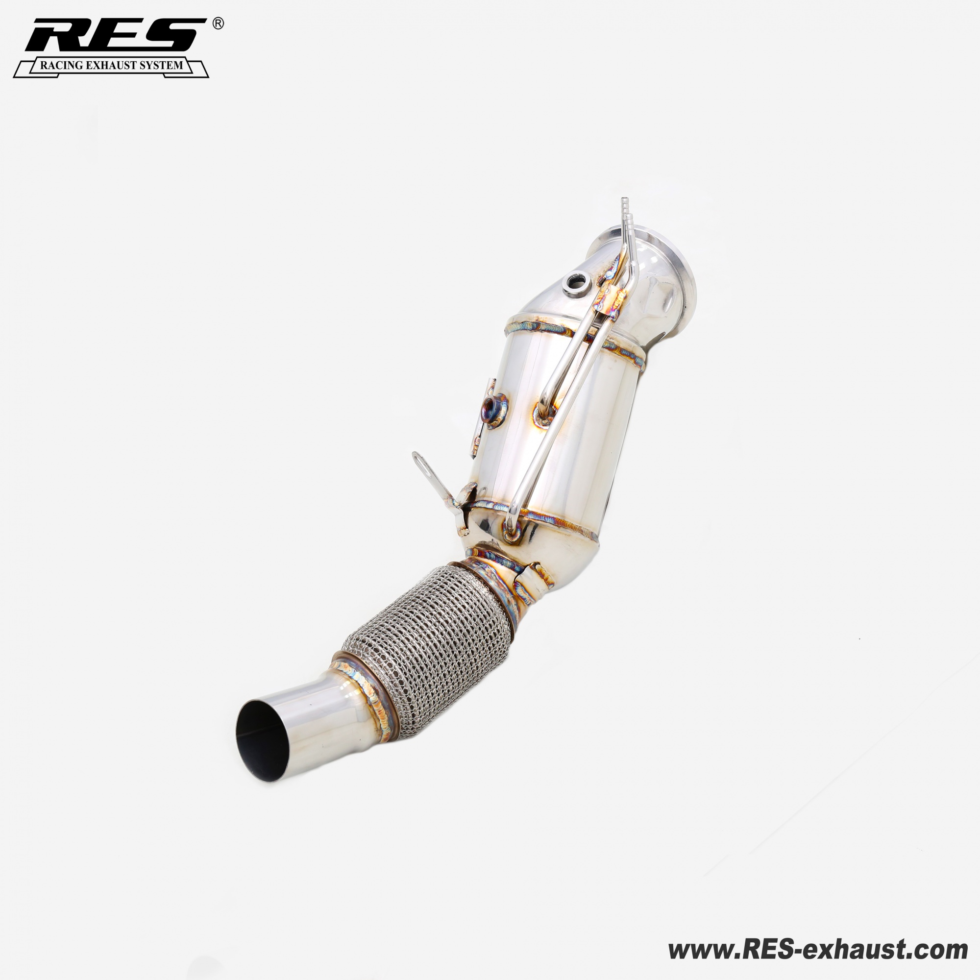 BMW B48 2.0T All SS304 / Cat （With Cat） Downpipe