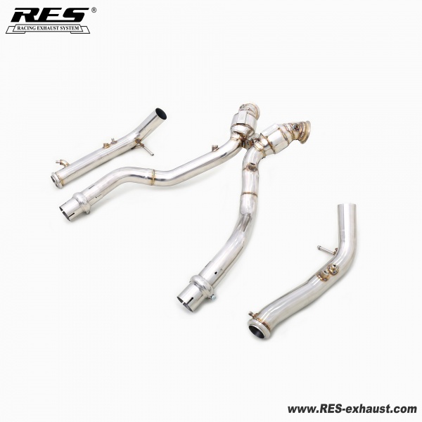 Mercedes Benz G500 W464 4.0T All SS304 / Cat (With Cat) Downpipe + OPF Pipe (Downpipe Back)
