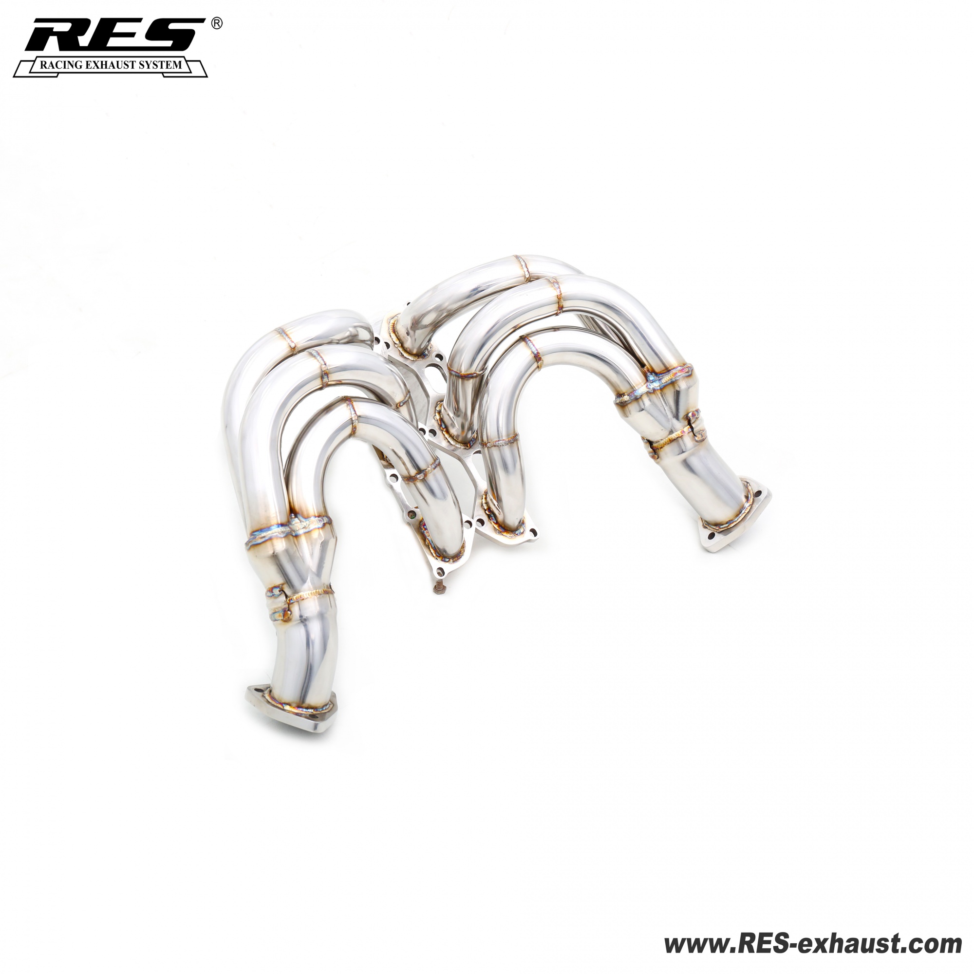 Porsche 718 GT4/GTS 4.0L All SS304 / Decat （Catless） Manifold