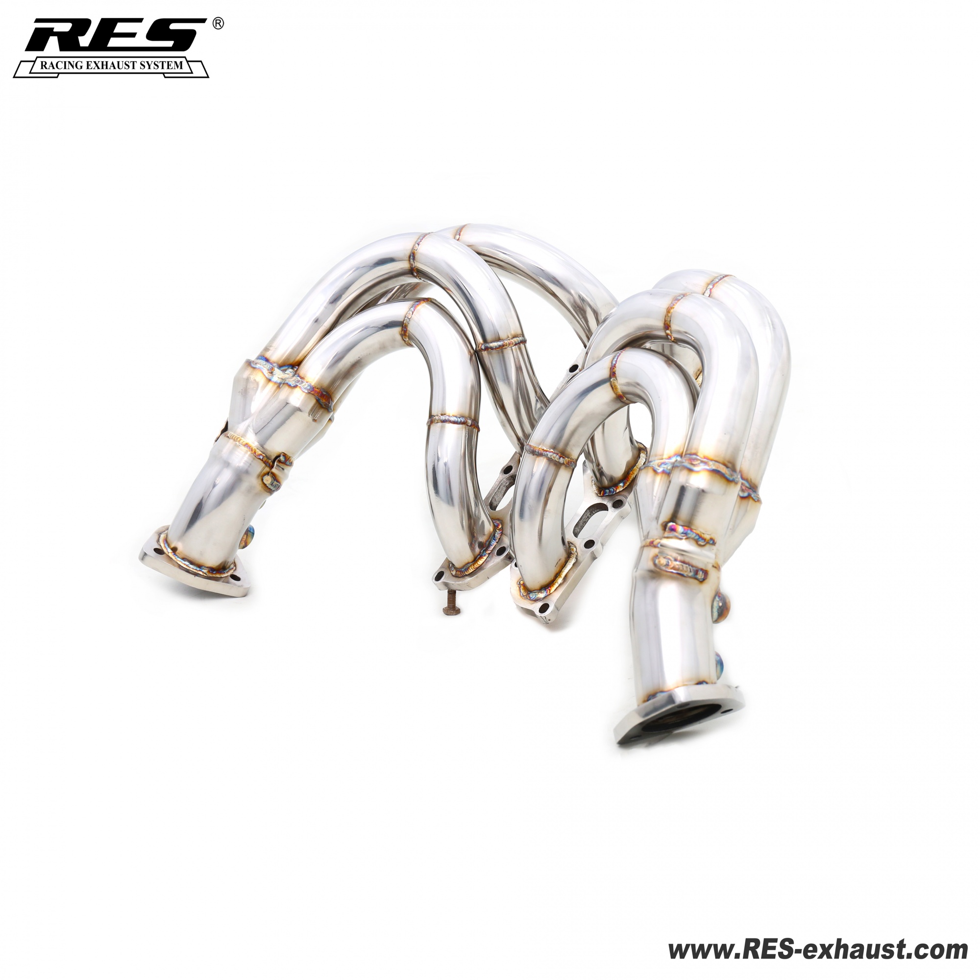 Porsche 718 GT4/GTS 4.0L All SS304 / Decat （Catless） Manifold
