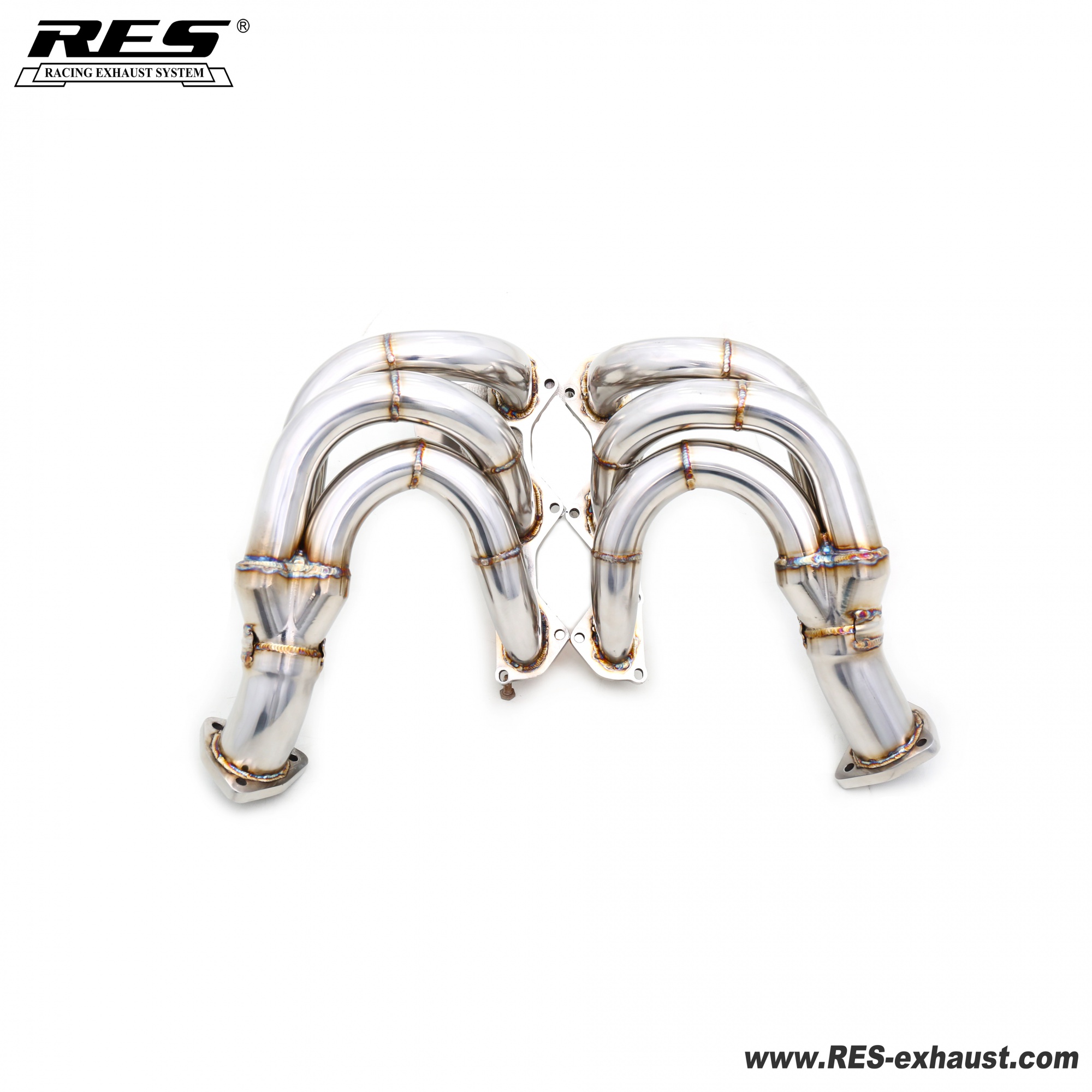 Porsche 718 GT4/GTS 4.0L All SS304 / Decat （Catless） Manifold