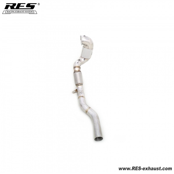 Volkswagen Golf8 GTI 2.0T All SS304 / Decat (Catless) Downpipe