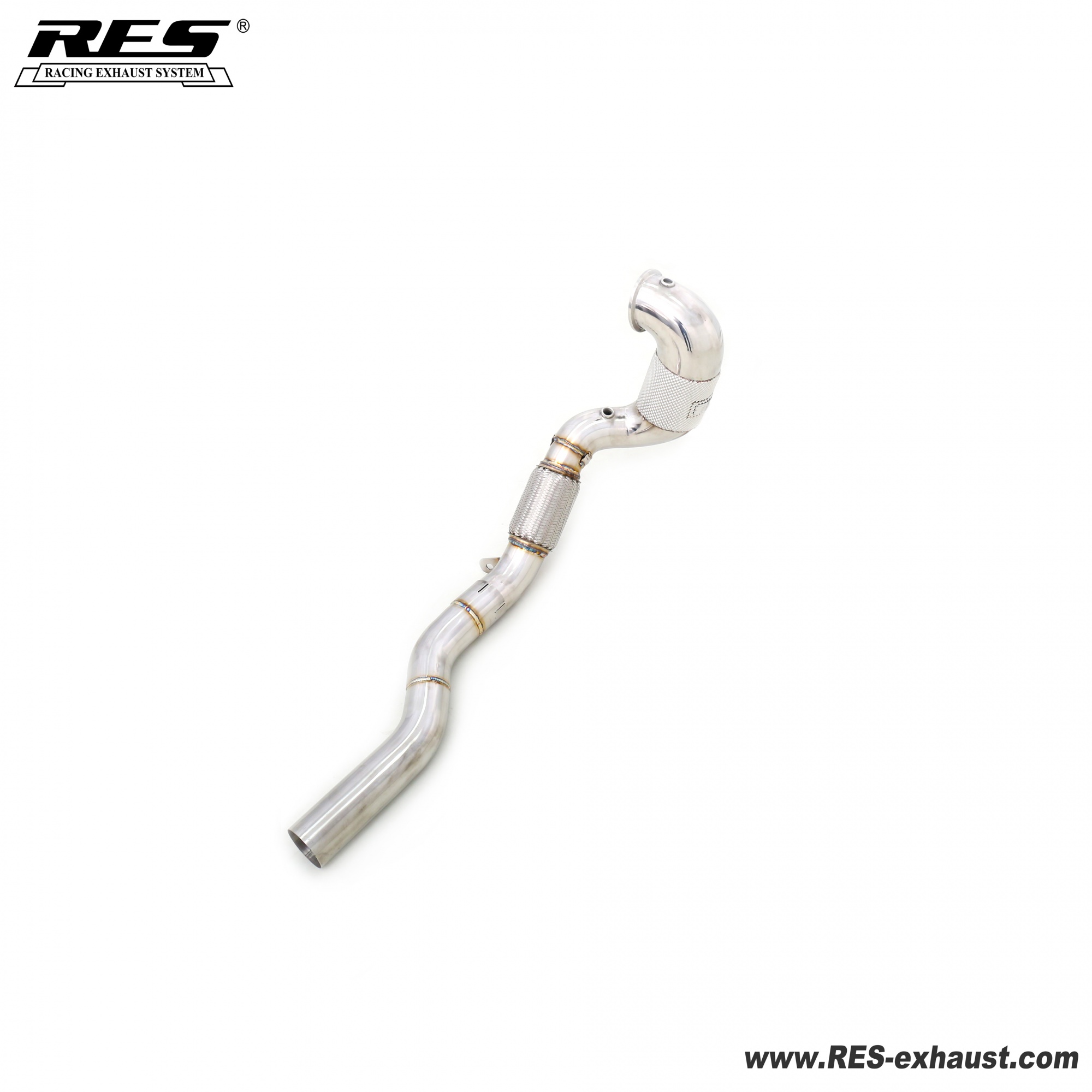 Volkswagen Golf8 GTI 2.0T All SS304 / Decat （Catless） Downpipe
