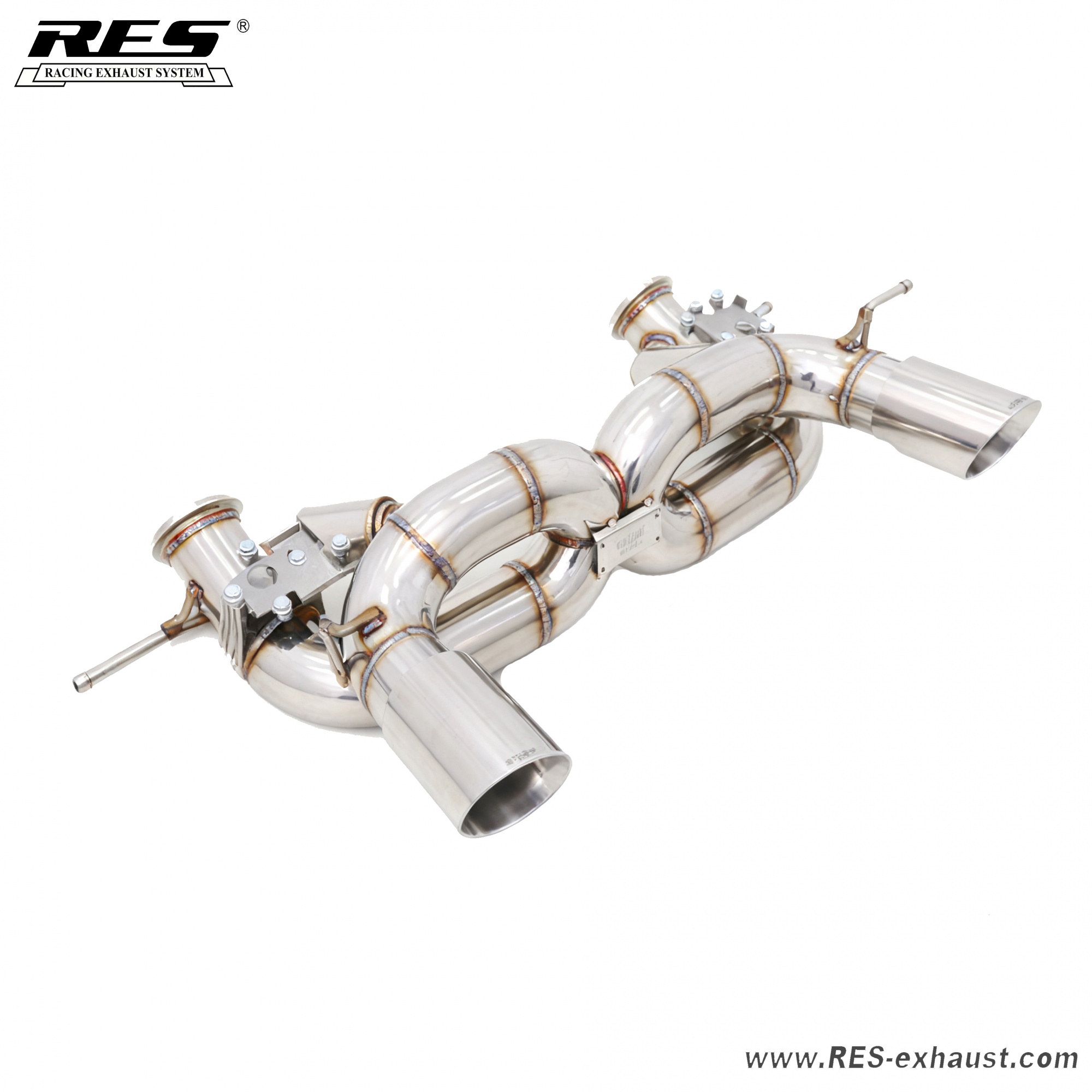 Maserati MC20 All SS304 / Valvetronic Muffler System