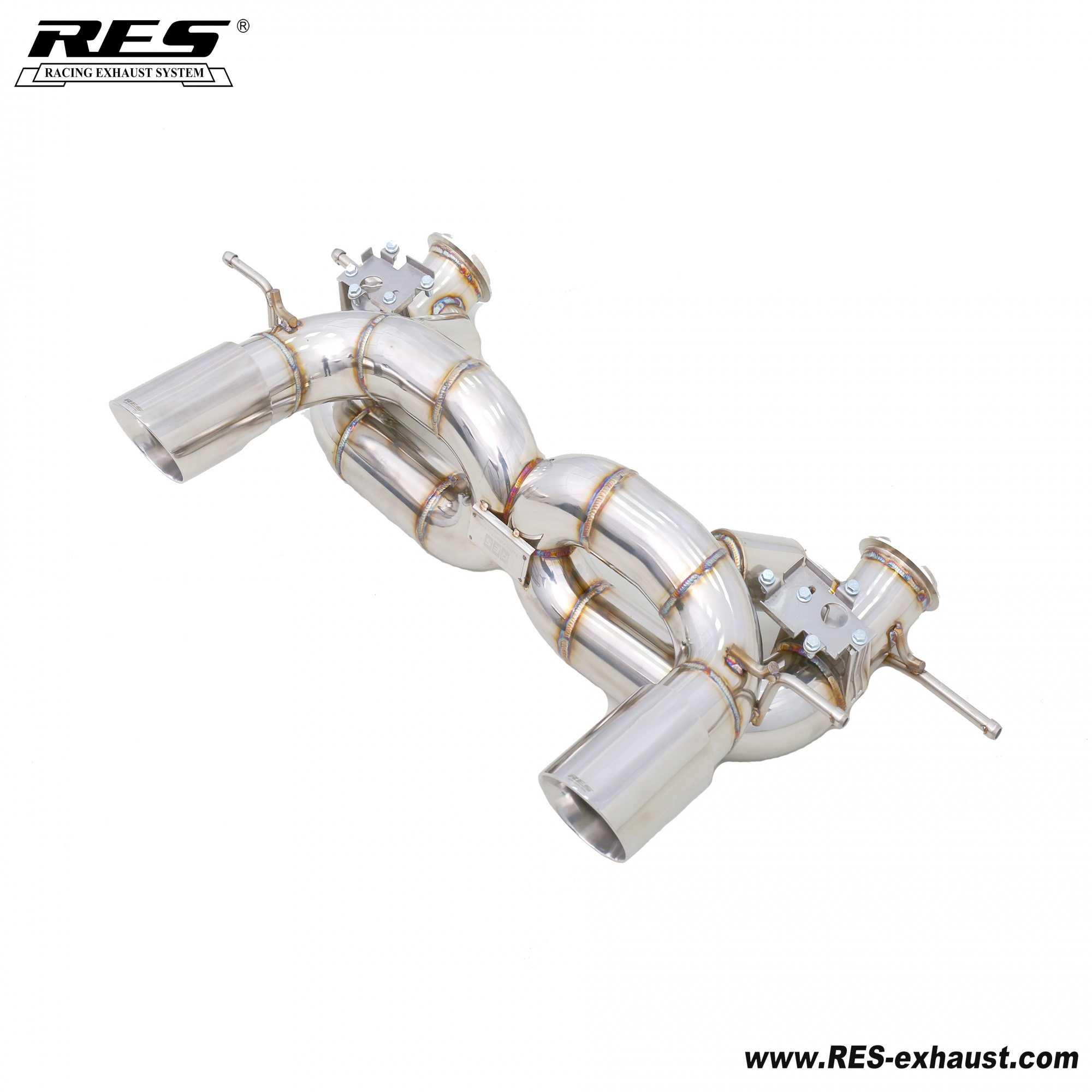 Maserati MC20 All SS304 / Valvetronic Muffler System