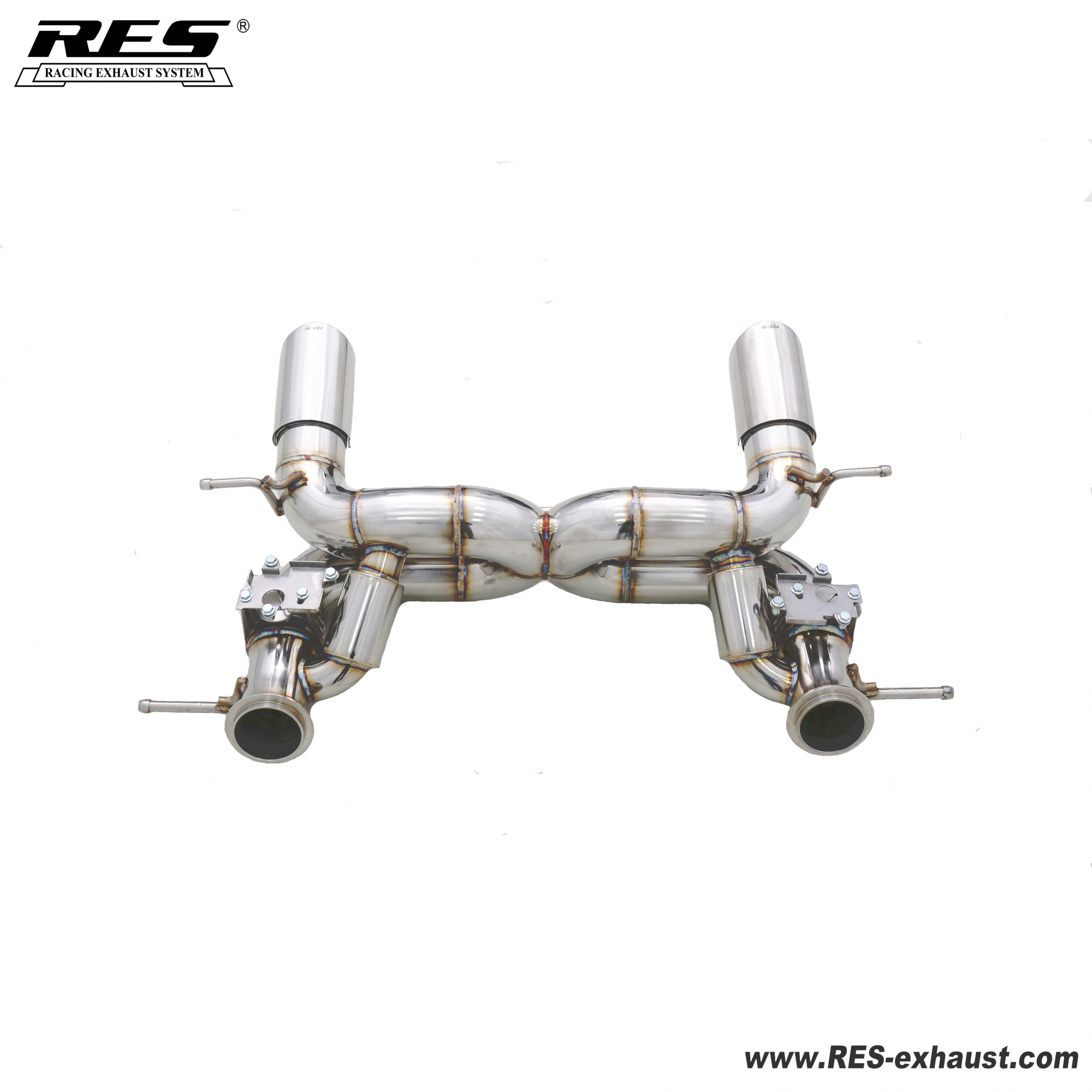 Maserati MC20 All SS304 / Valvetronic Muffler System