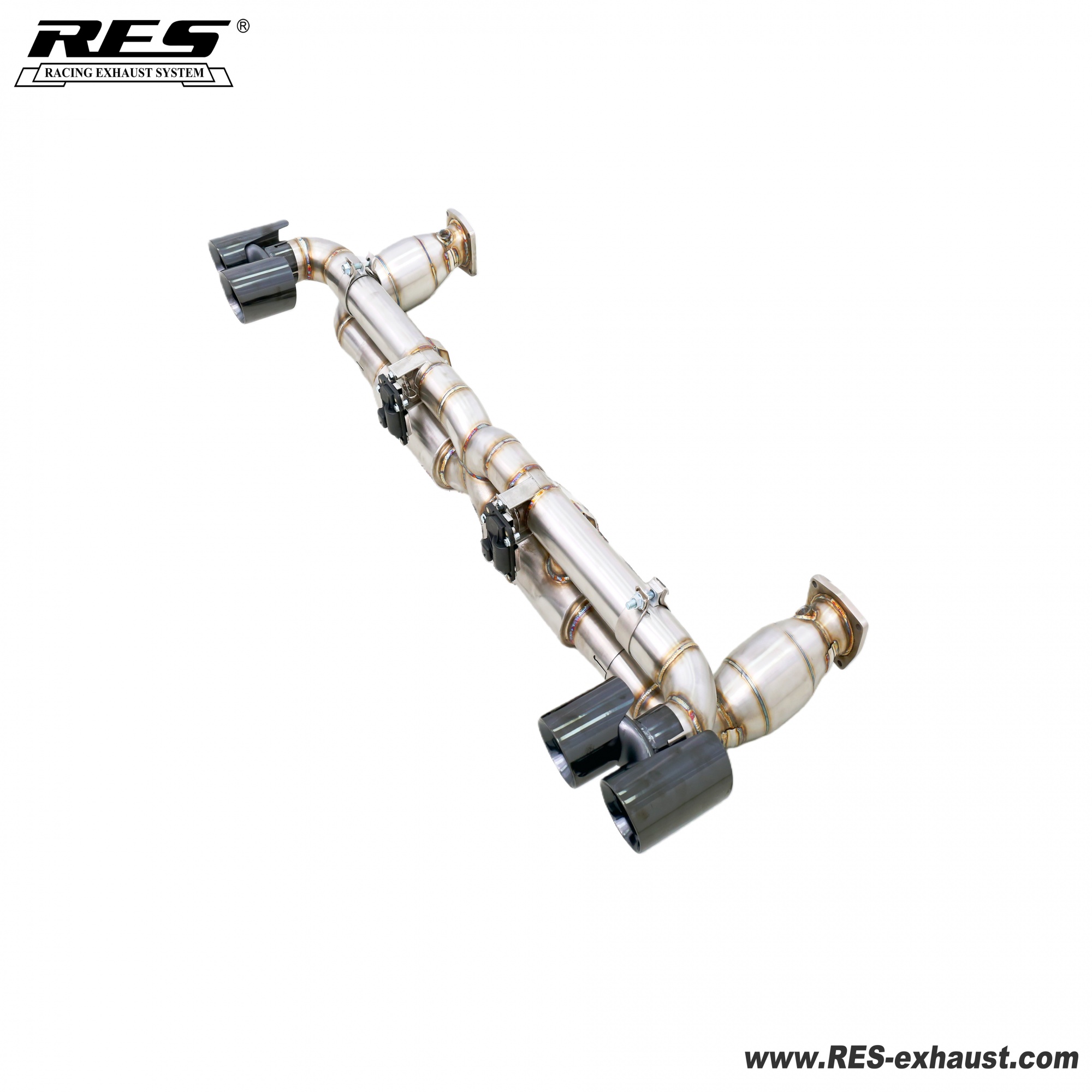 Porsche 991.1 Turbo All SS304 / Valvetronic Catback System